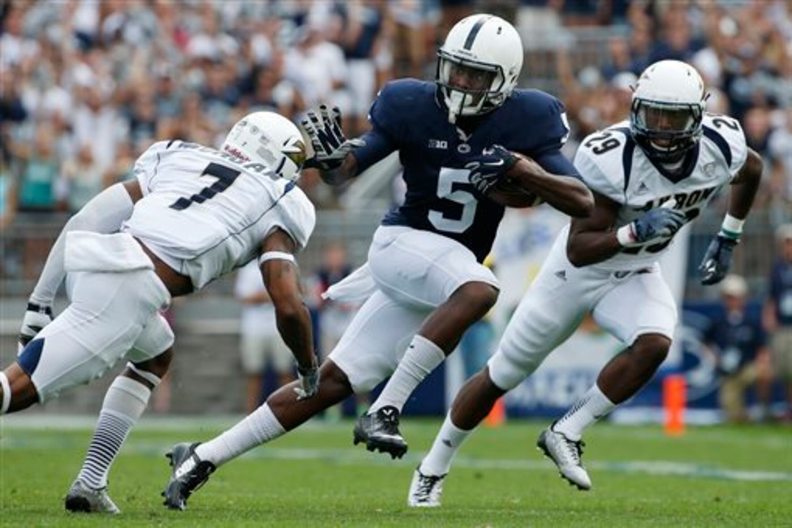 DaeSean Hamilton is one of a pair of emerging Penn State receivers.