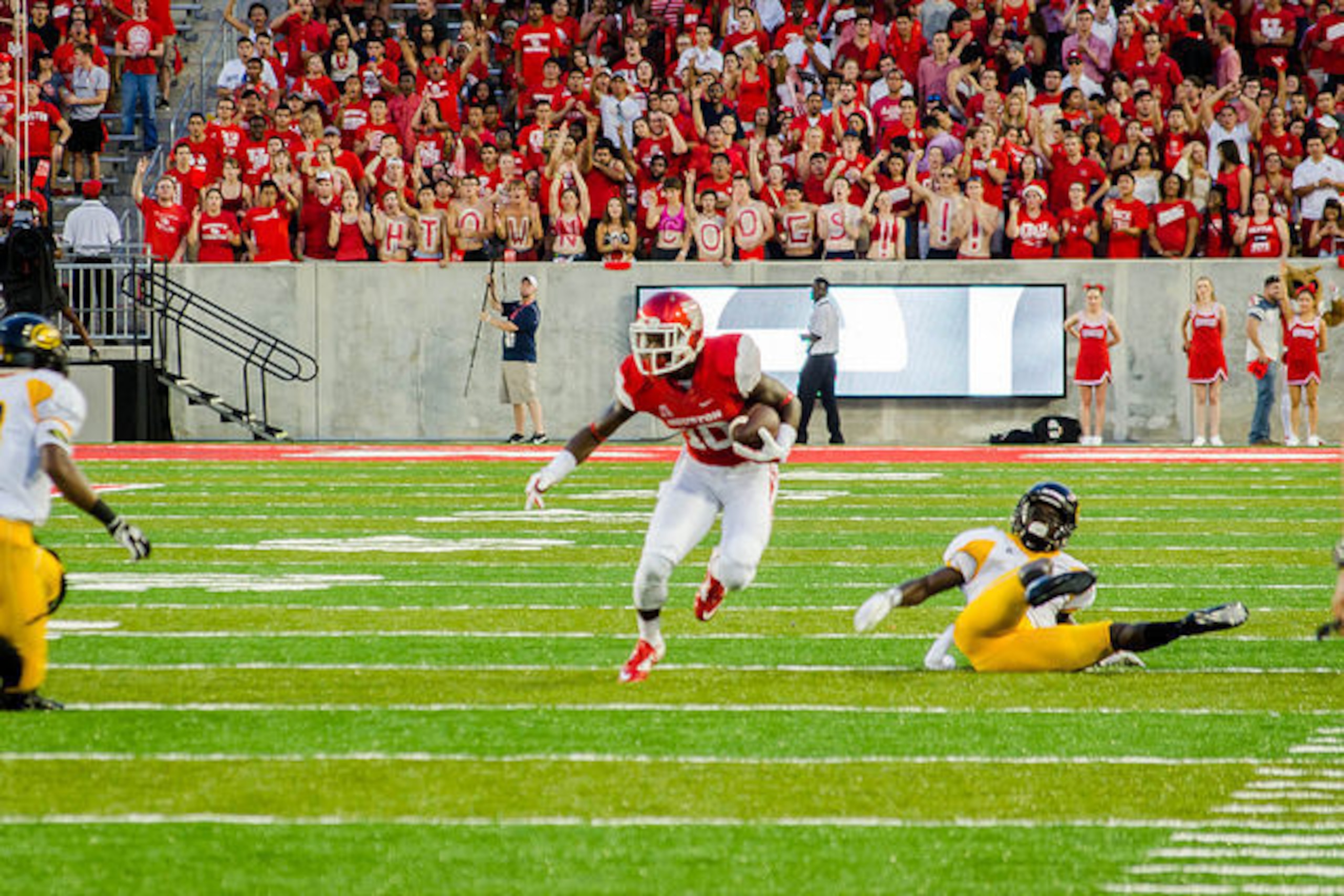 Houston pass-catchers made nice moves in the open field.