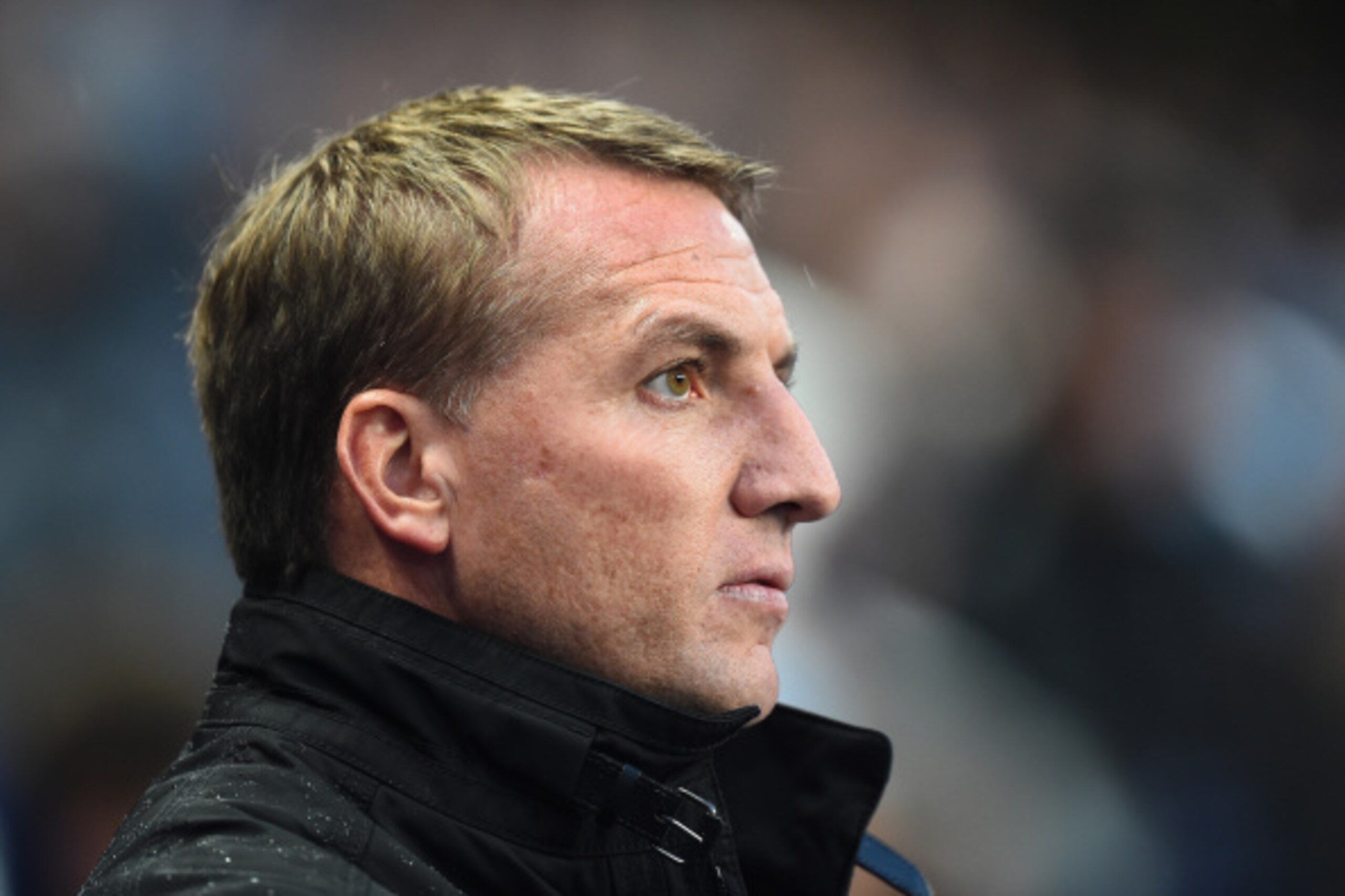 MANCHESTER, ENGLAND - AUGUST 25:   Liverpool Manager Brendan Rodgers looks on prior to the Barclays Premier League match between Manchester City and Liverpool at the Etihad Stadium on August 25, 2014 in Manchester, England.  (Photo by Laurence Griffiths/G