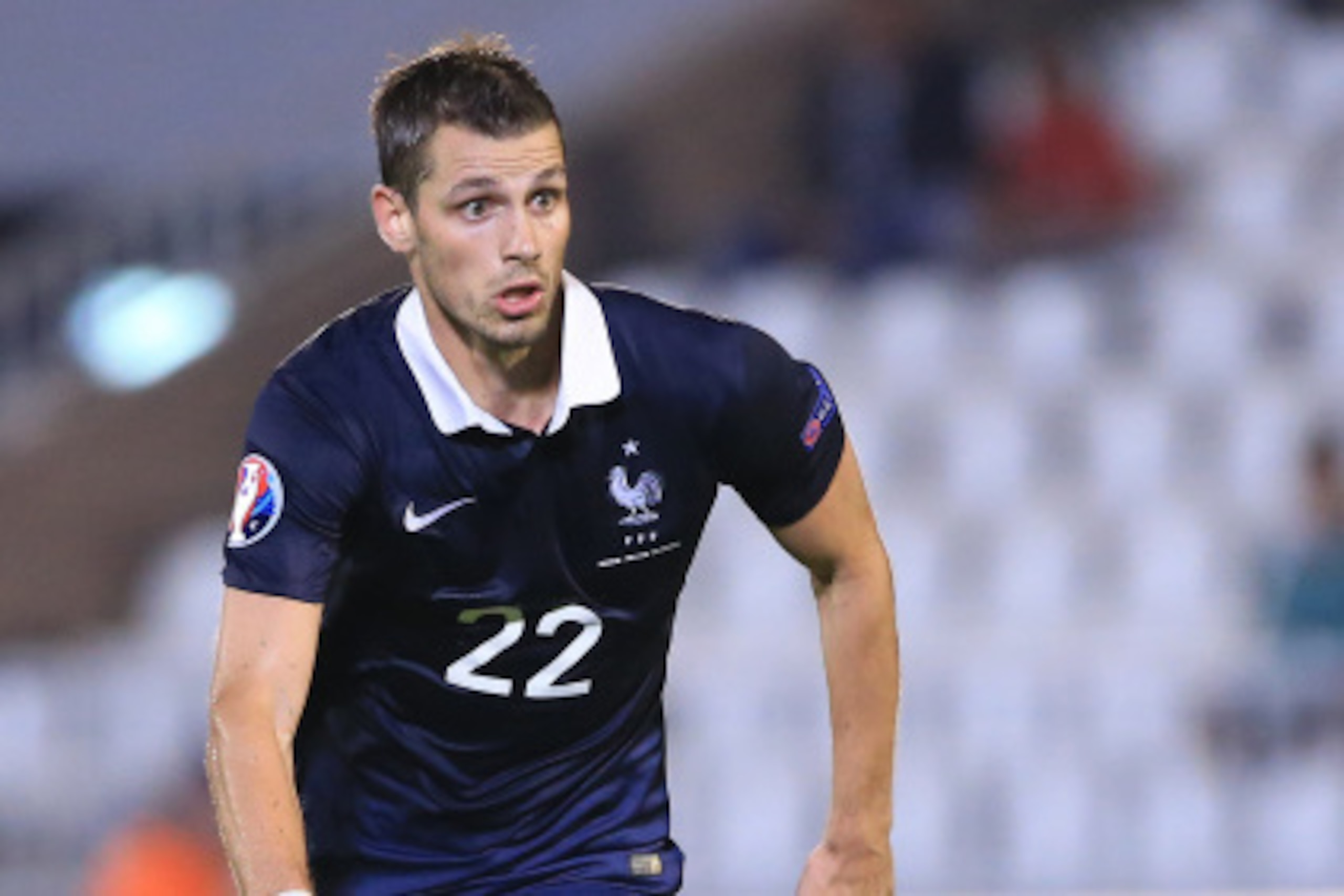 BELGRADE, SERBIA - SEPTEMBER 07: Morgan Schneiderlin of France in action during the International friendly match between Serbia and France at the Stadium JNA on September 07, 2014 in Belgrade, Serbia, 2014. (Photo by Srdjan Stevanovic/Getty Images)