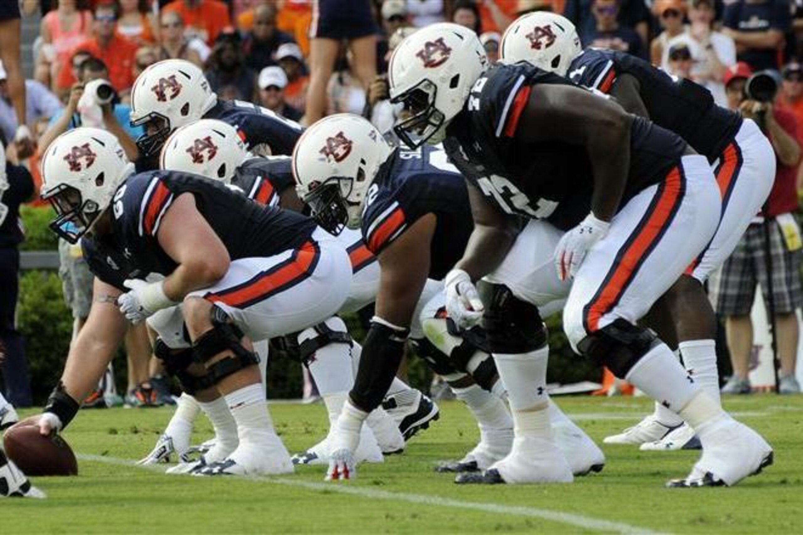Auburn Offensive Line vs. Arkansas