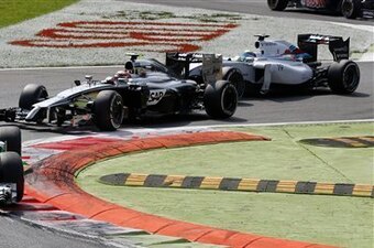 Massa challenging Magnussen.