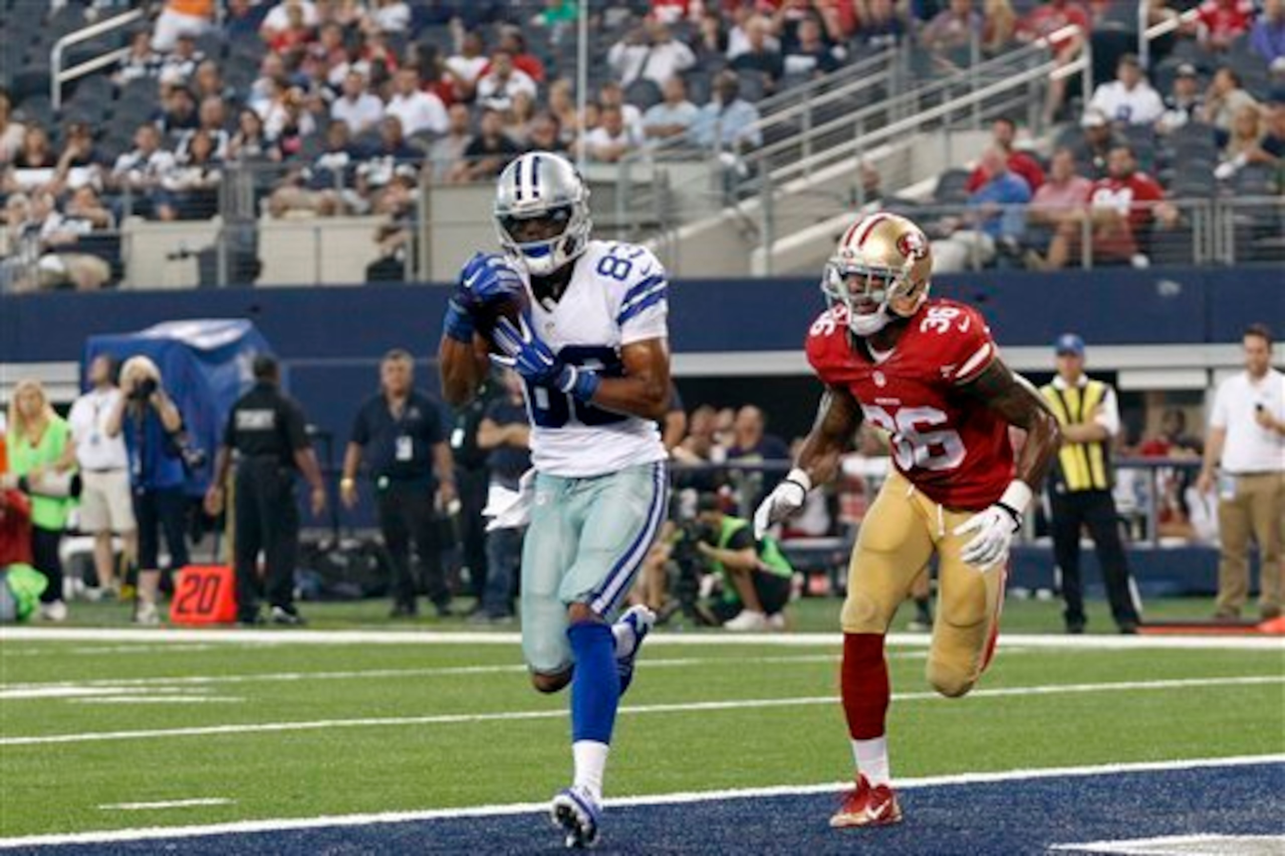 Rookie Dontae Johnson (right) might see an increase in playing time should injuries keep San Francisco's veterans out.