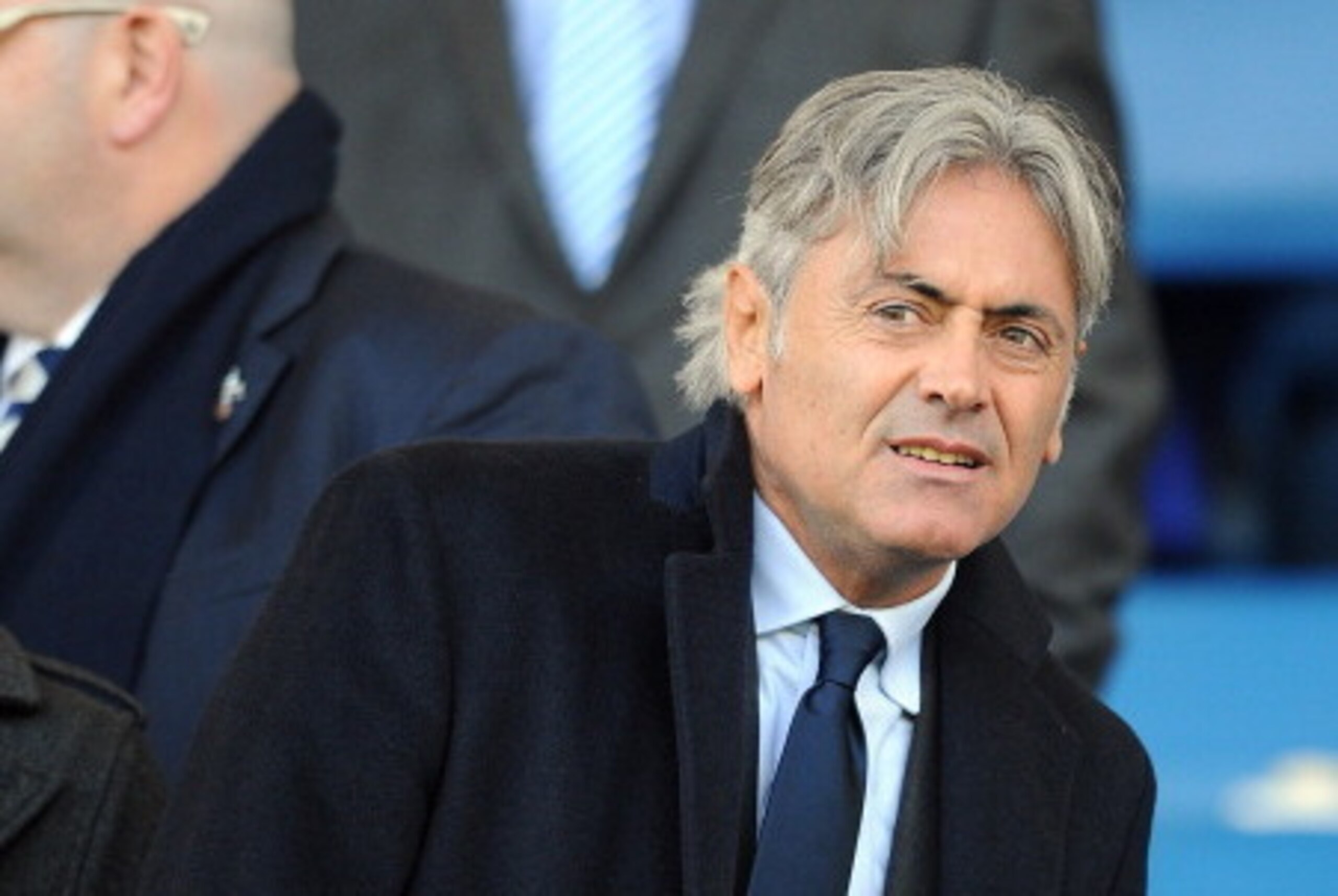 LIVERPOOL, ENGLAND - NOVEMBER 03: Tottenham Hotspur director of football Franco Baldini looks on during the Barclays Premier League match between Everton and Tottenham Hotspur at Goodison Park on November 03, 2013 in Liverpool, England. (Photo by Chris Br