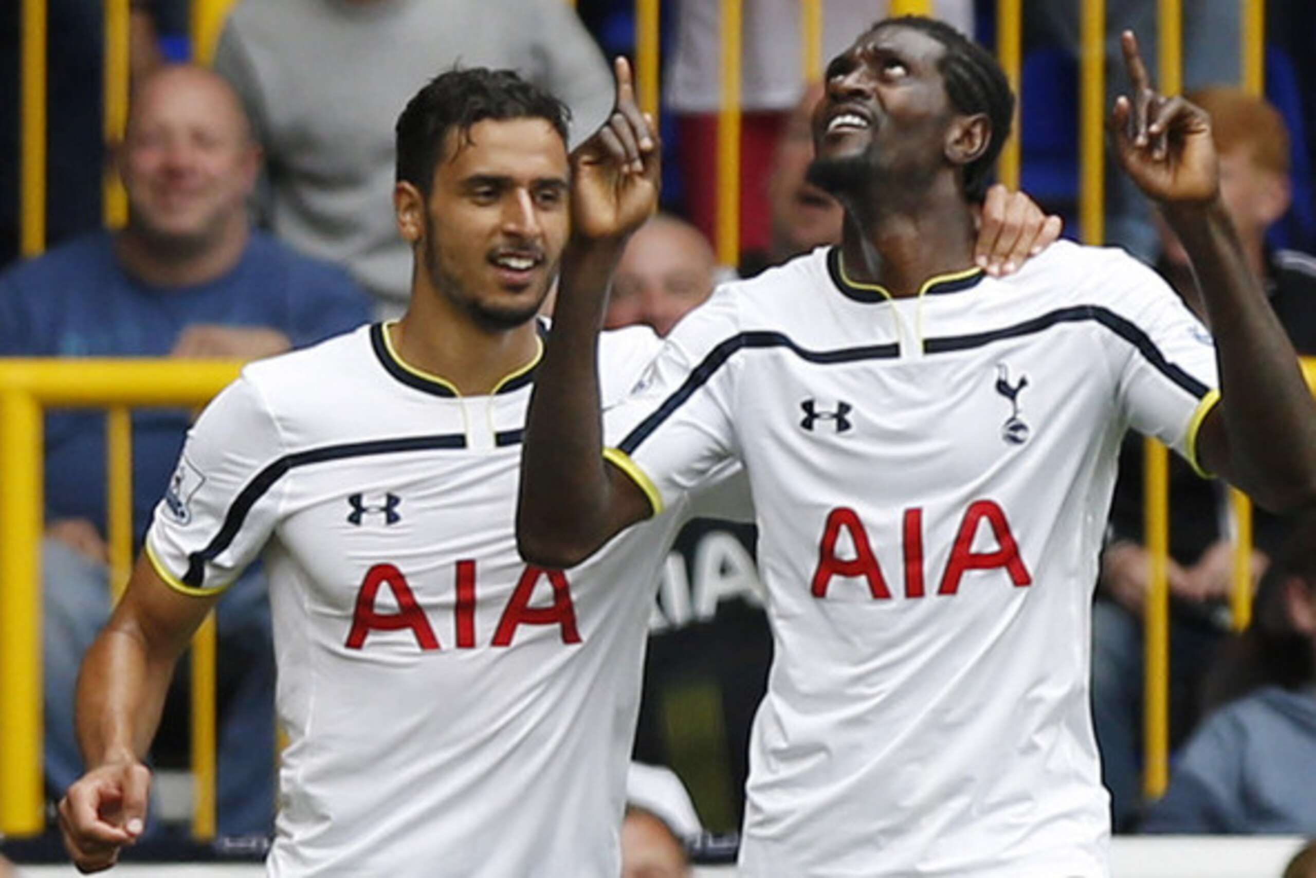 Adebayor scored and played well against QPR, but he has had less happier performances in his other appearances so far.