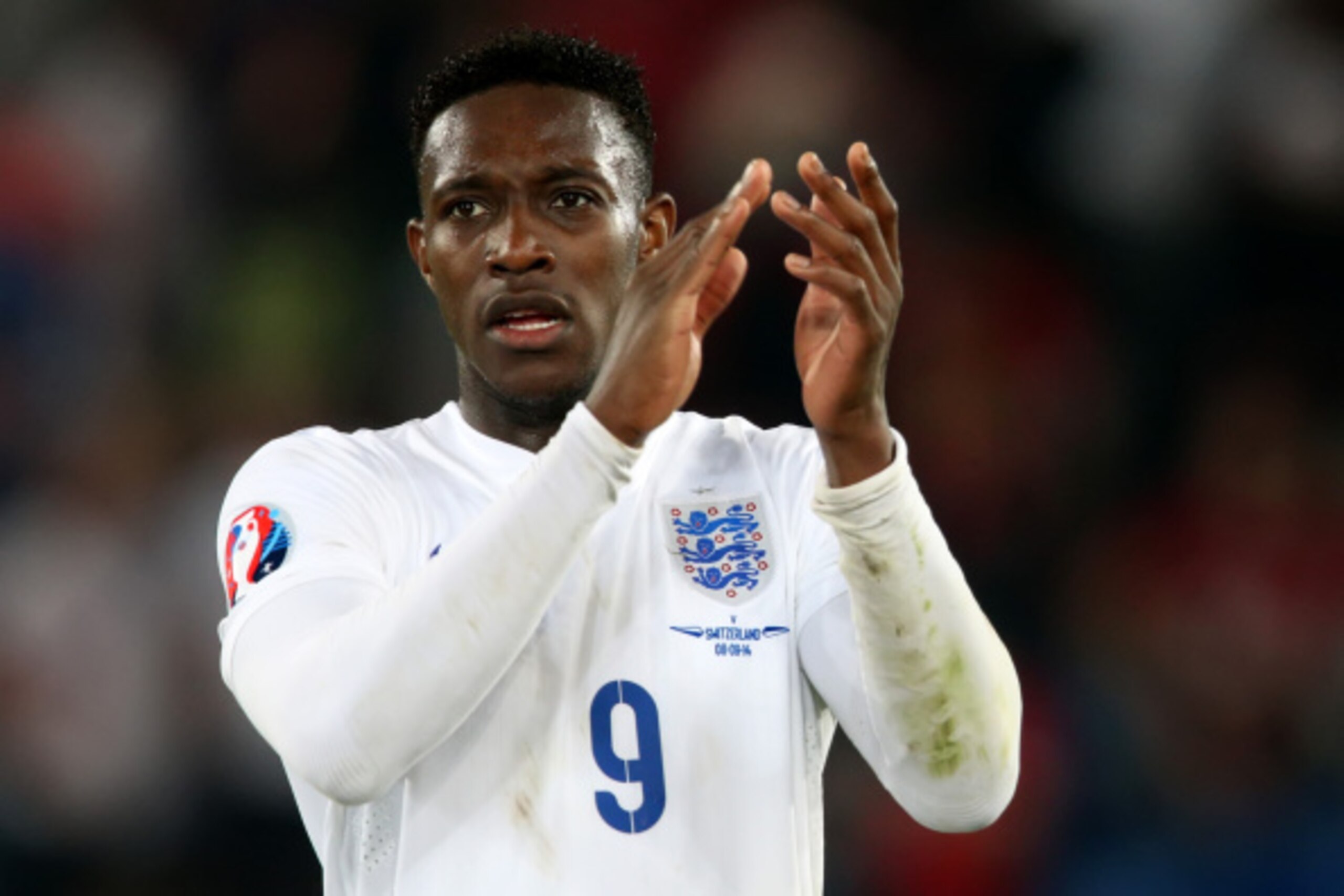 BASEL, SWITZERLAND - SEPTEMBER 08: Danny Welbeck of England applauds the fans after the EURO 2016 Qualifier match between Switzerland and England on September 8, 2014 in Basel, Switzerland. (Photo by Philipp Schmidli/Getty Images)