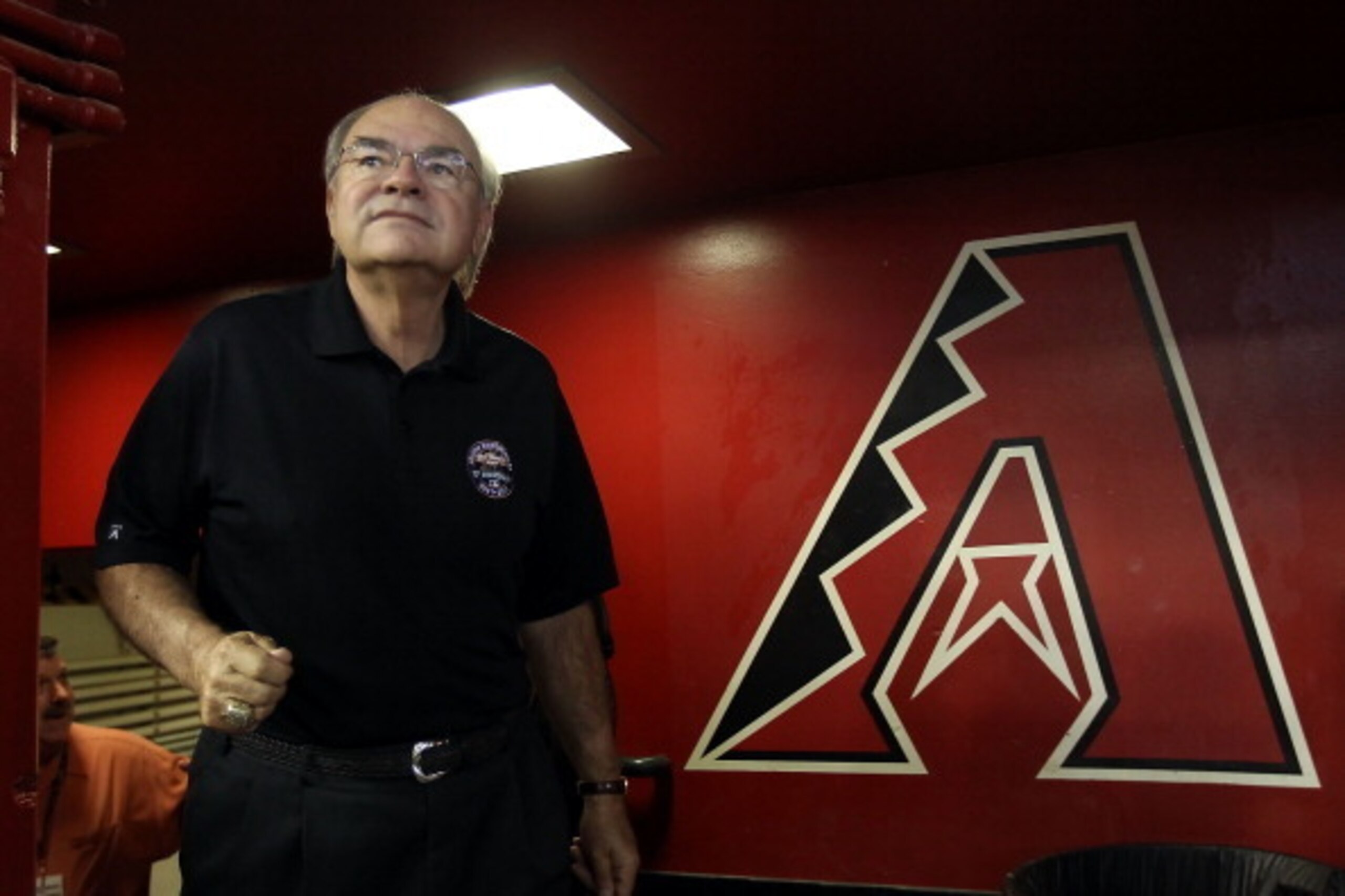 PHOENIX, AZ - SEPTEMBER 10:  Managing General Partner Ken Kendrick of the Arizona Diamondbacks walks into the dugout before the Major League Baseball game against the San Diego Padres at Chase Field on September 10, 2011 in Phoenix, Arizona.  (Photo by Ch