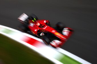 MONZA, ITALY - SEPTEMBER 07:  Kimi Raikkonen of Finland and Ferrari drives during the F1 Grand Prix of Italy at Autodromo di Monza on September 7, 2014 in Monza, Italy.  (Photo by Paul Gilham/Getty Images)
