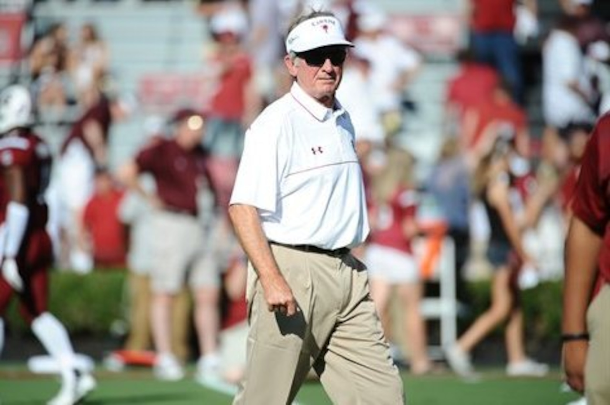 South Carolina head coach Steve Spurrier South Carolina head coach Steve Spurrier