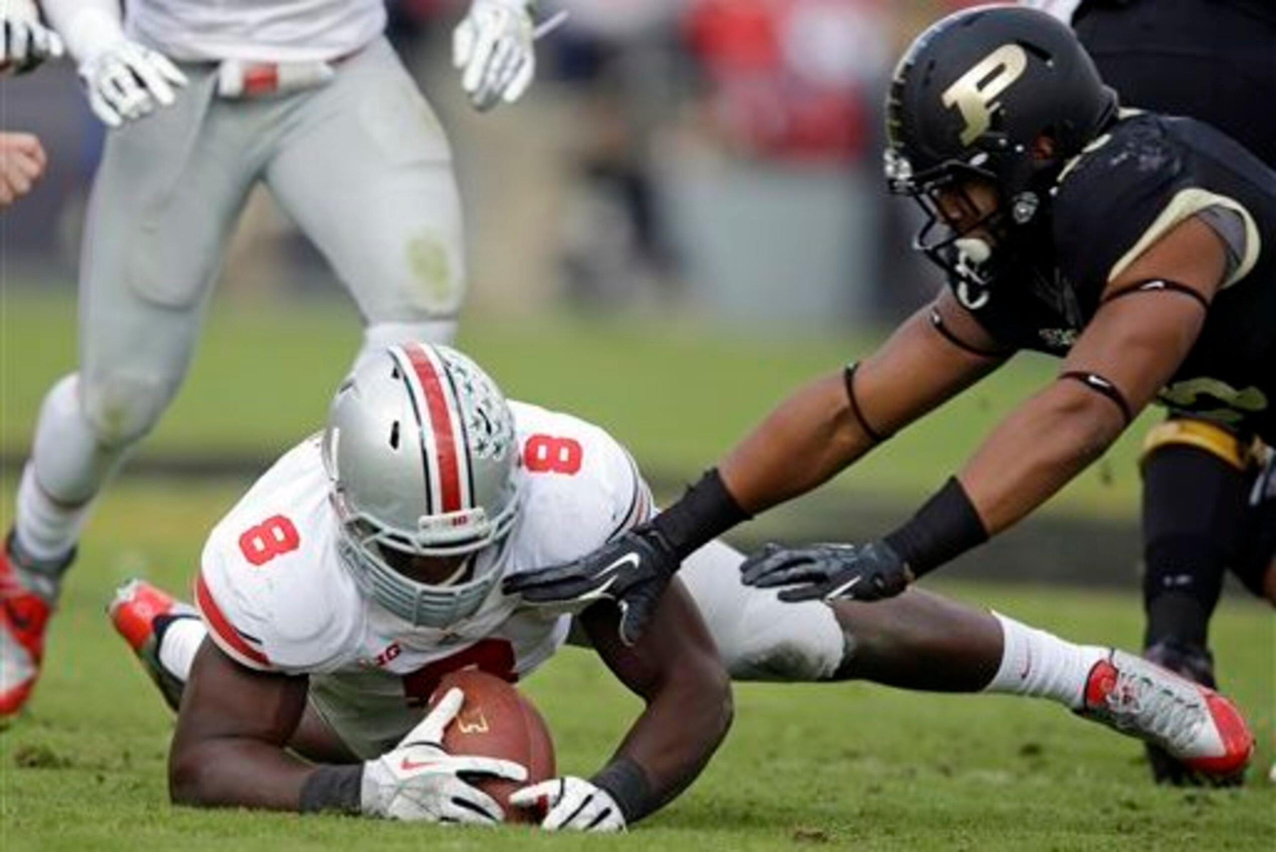 Noah Spence earned All-Big Ten honors in 2013 after recording 7.5 sacks.