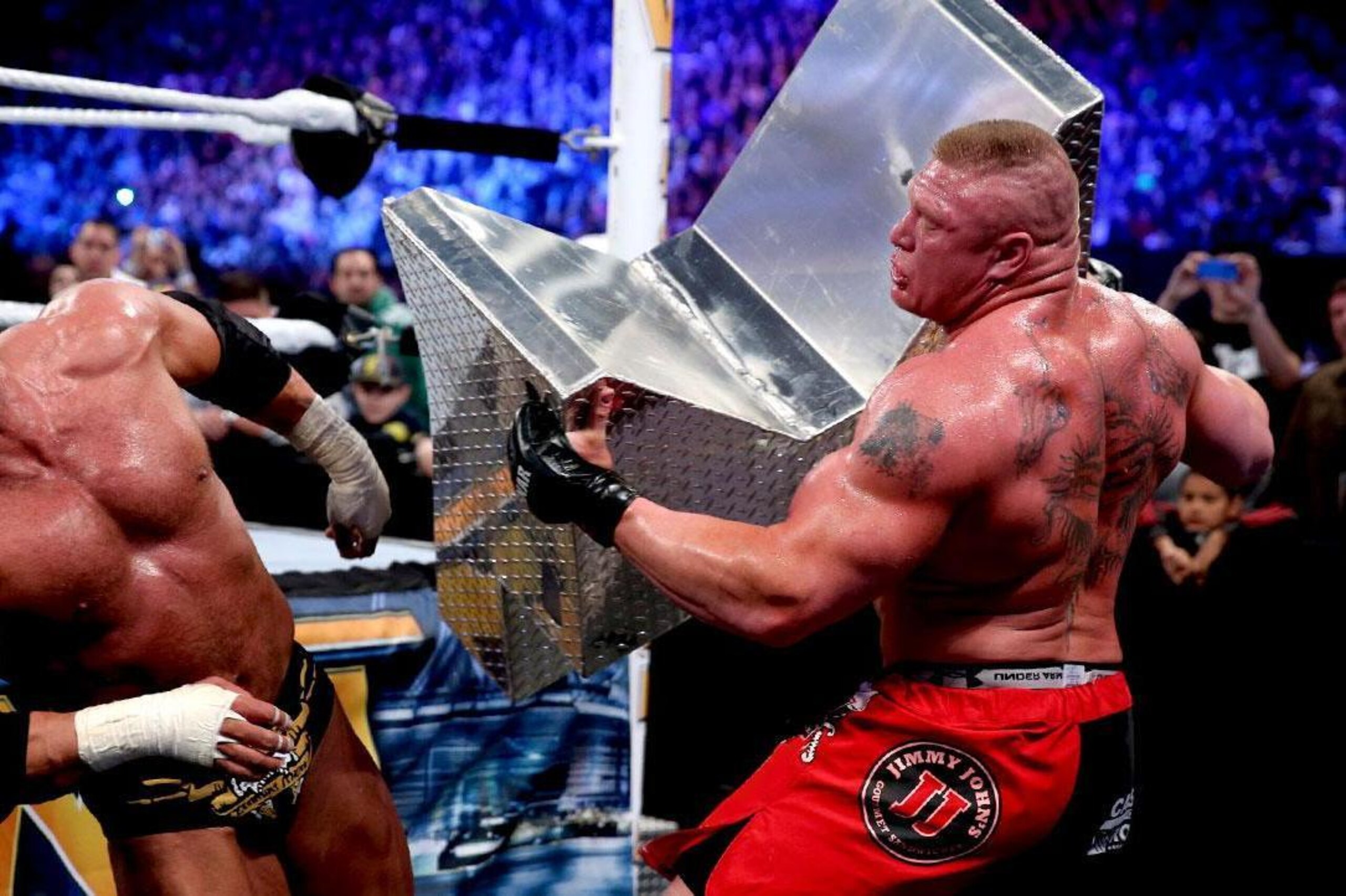 Brock Lesnar, future rival for Mark Henry?