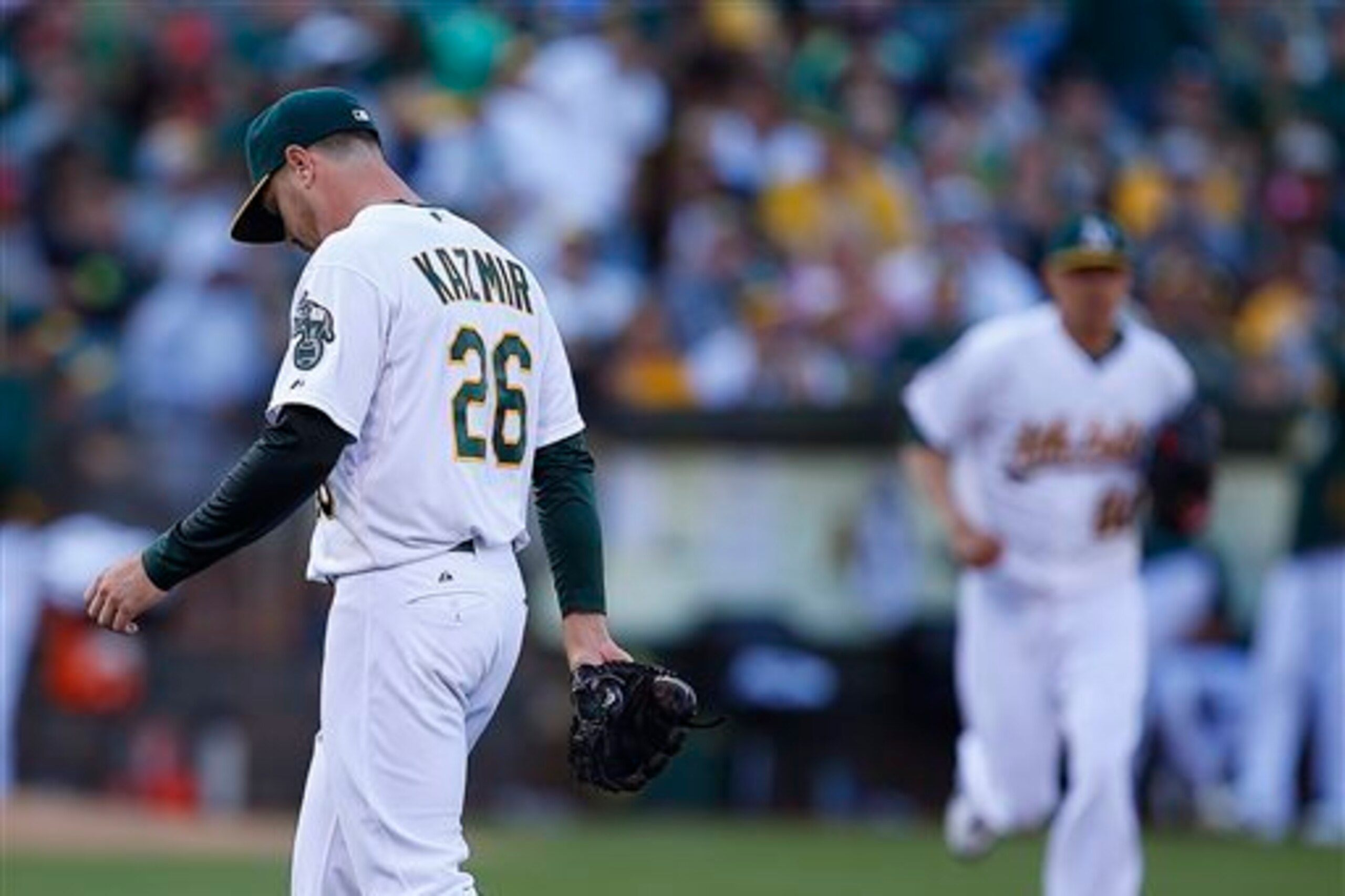 Things have not been going well for Scott Kazmir and the A's, but series against the Rangers and Phillies could turn things around.
