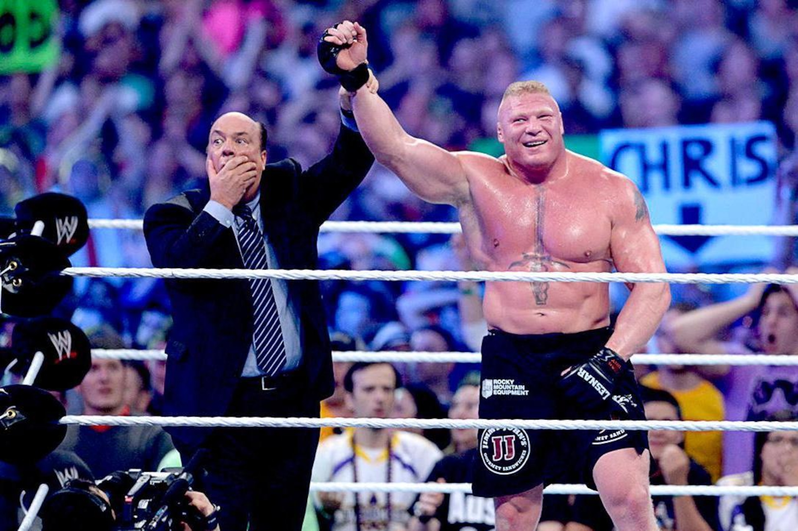 Brock Lesnar and Paul Heyman