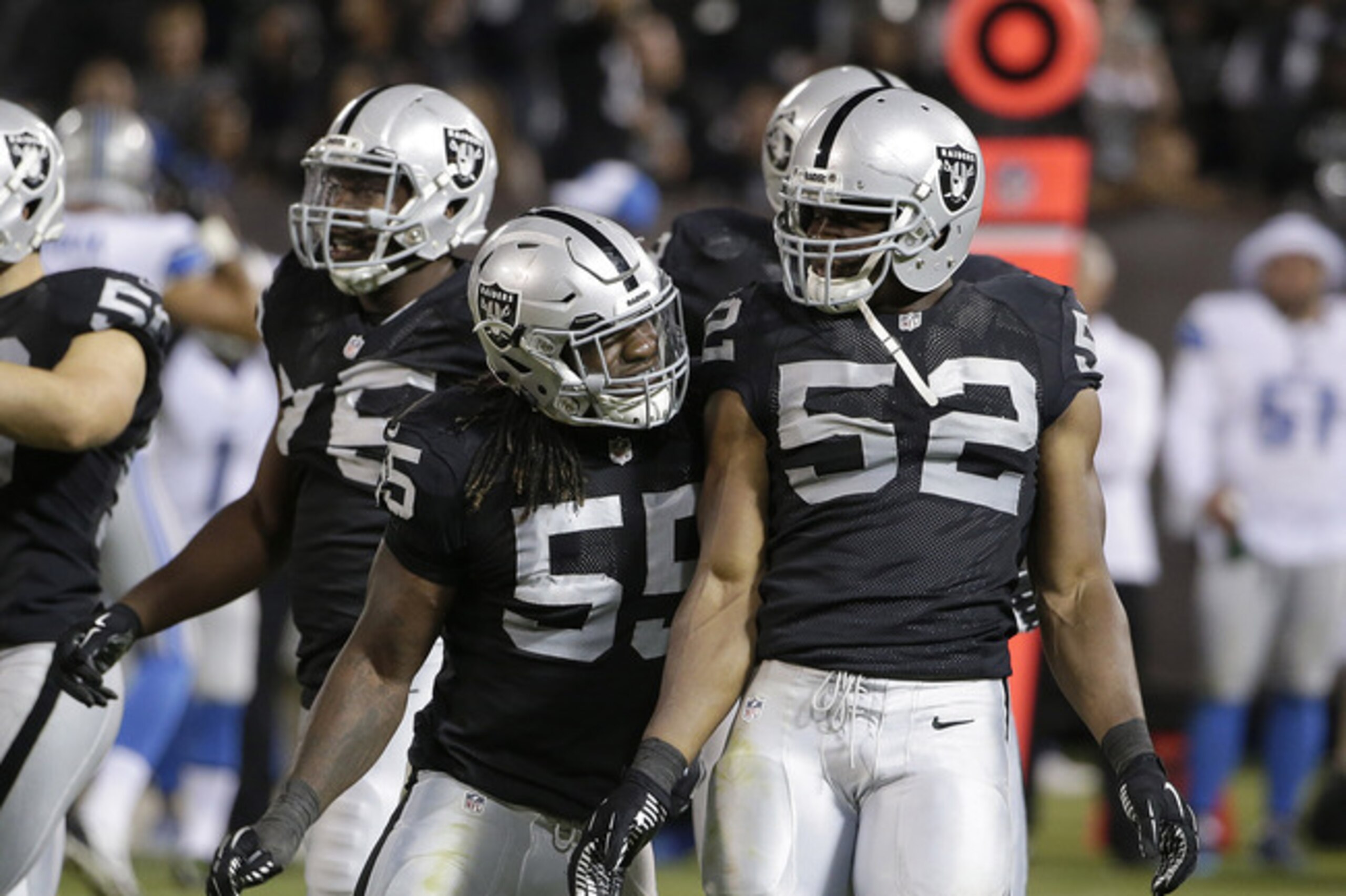 Moore and Mack need to be a part of the Oakland pass rush early and often.