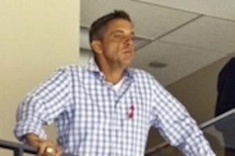 October 7, 2012; New Orleans, LA, USA; New Orleans Saints suspended head coach Sean Payton watches from a suite during the second quarter of a game at the Mercedes-Benz Superdome. Mandatory Credit: Derick E. Hingle-USA TODAY Sports