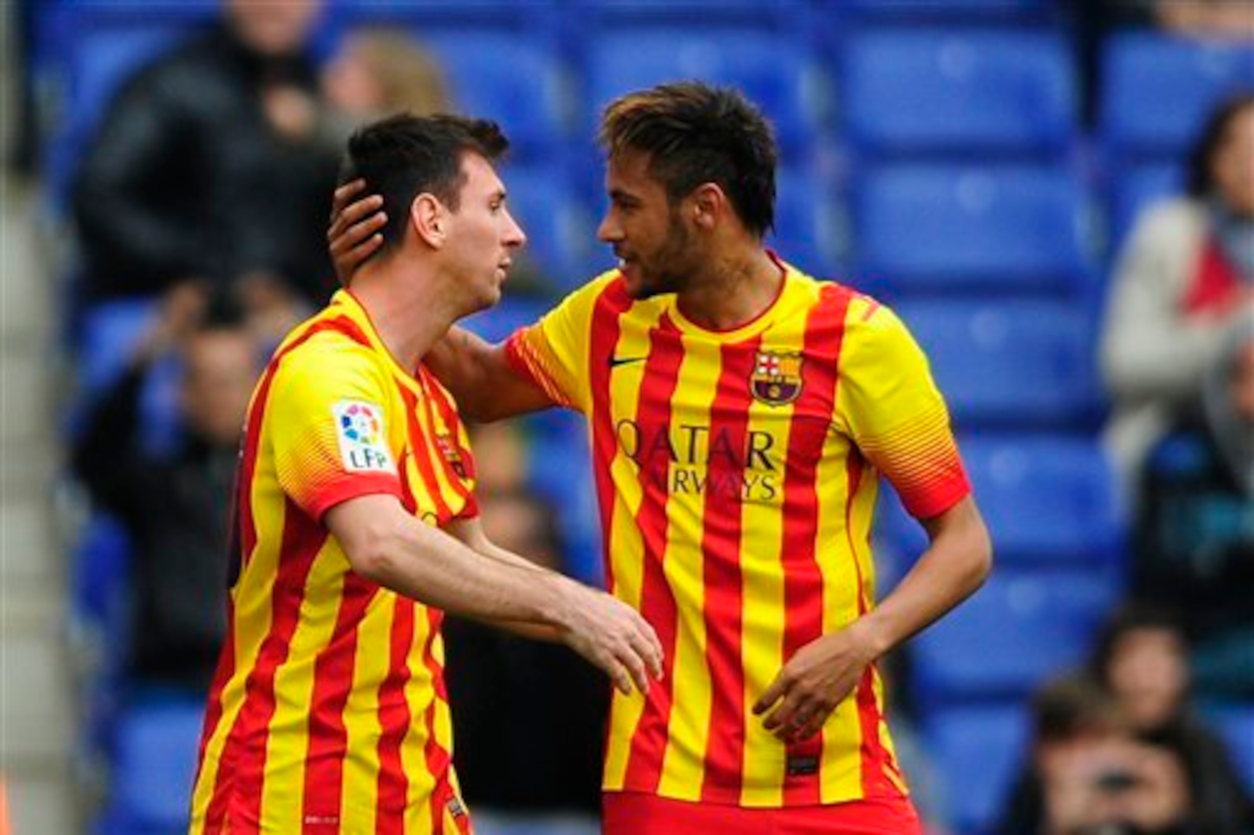 Neymar played better when Lionel Messi was injured last season.