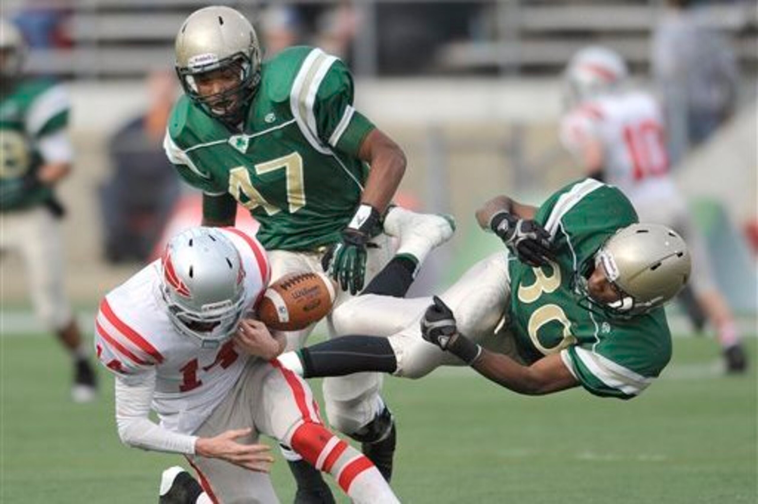 Akron St. Vincent-St. Mary product Dante Booker (47) could soon be receiving playing time at Ohio State.