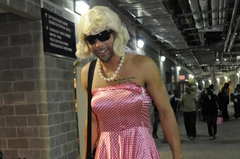 David Price was asked to dress up in 2009.