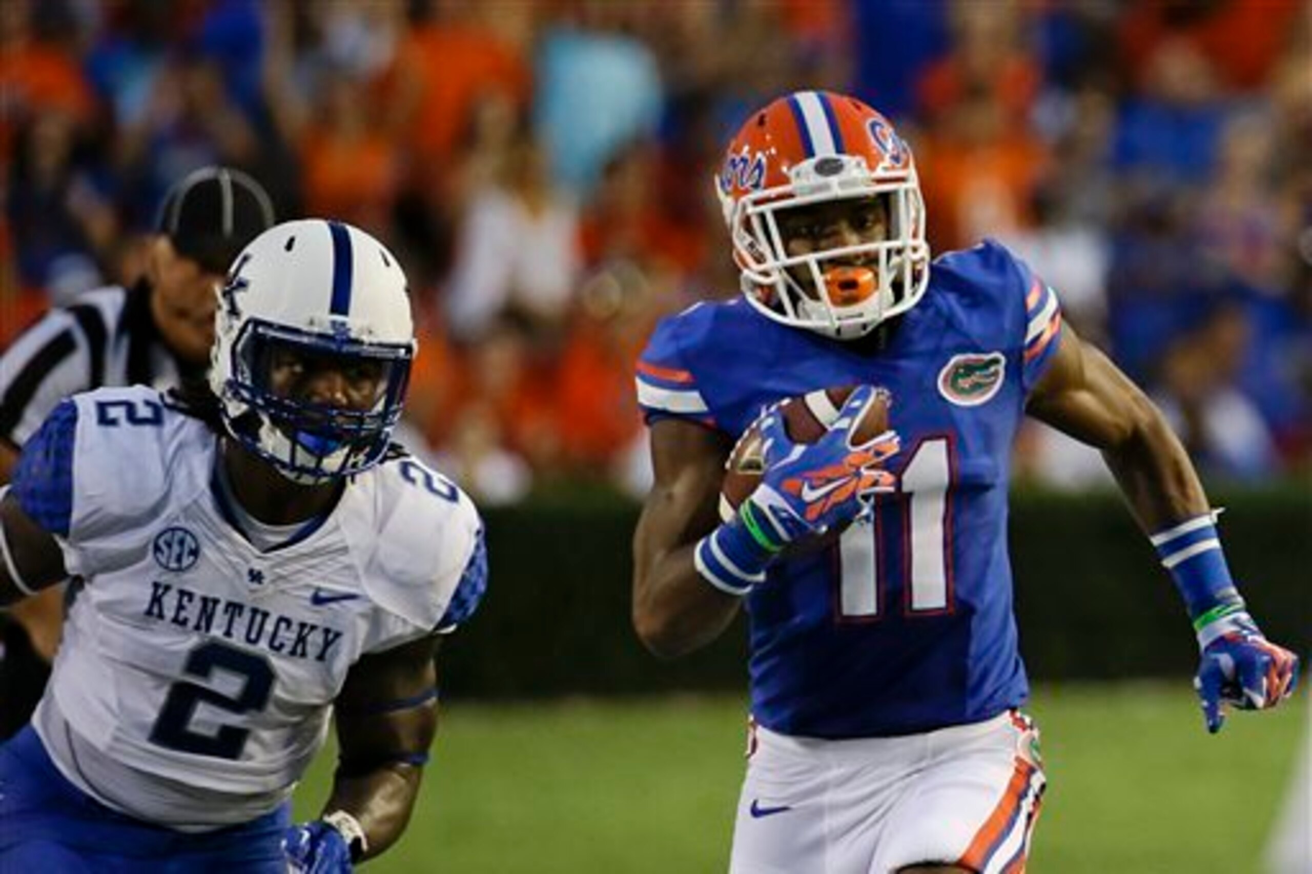 Demarcus Robinson was one of only a few bright spots for Florida Saturday.