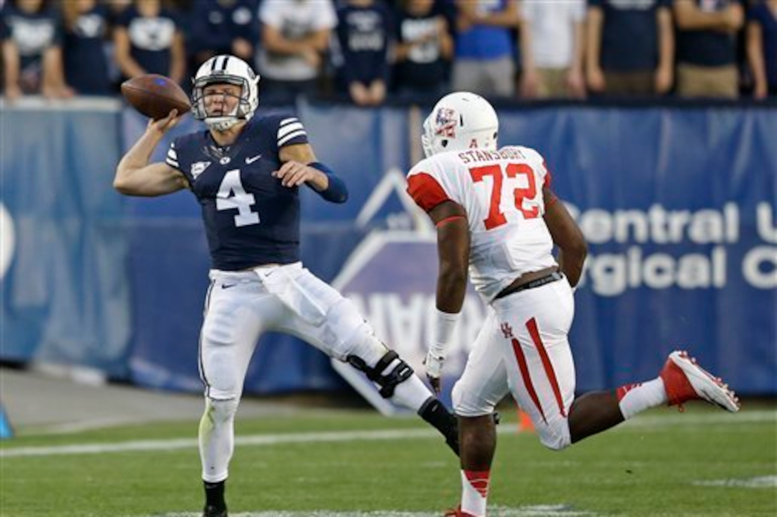 Taysom Hill and BYU could present an interesting case to the College Football Playoff selection committee. Taysom Hill and BYU could present an interesting case to the College Football Playoff selection committee.