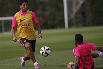 Suarez is trying to get match-fit.