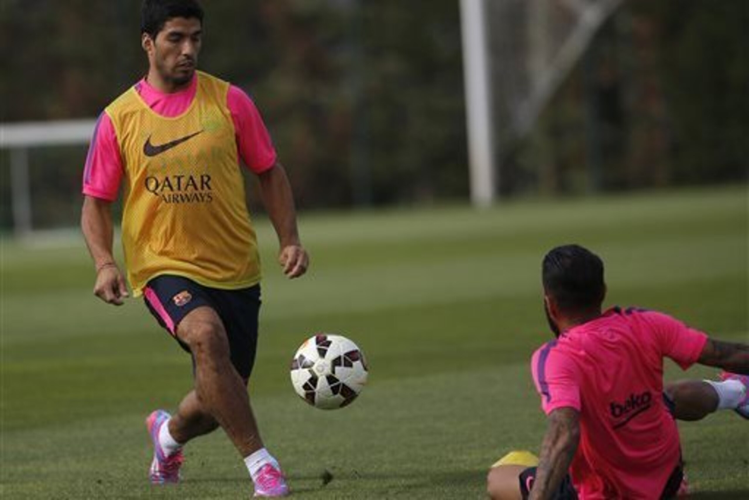 Suarez is trying to get match-fit.