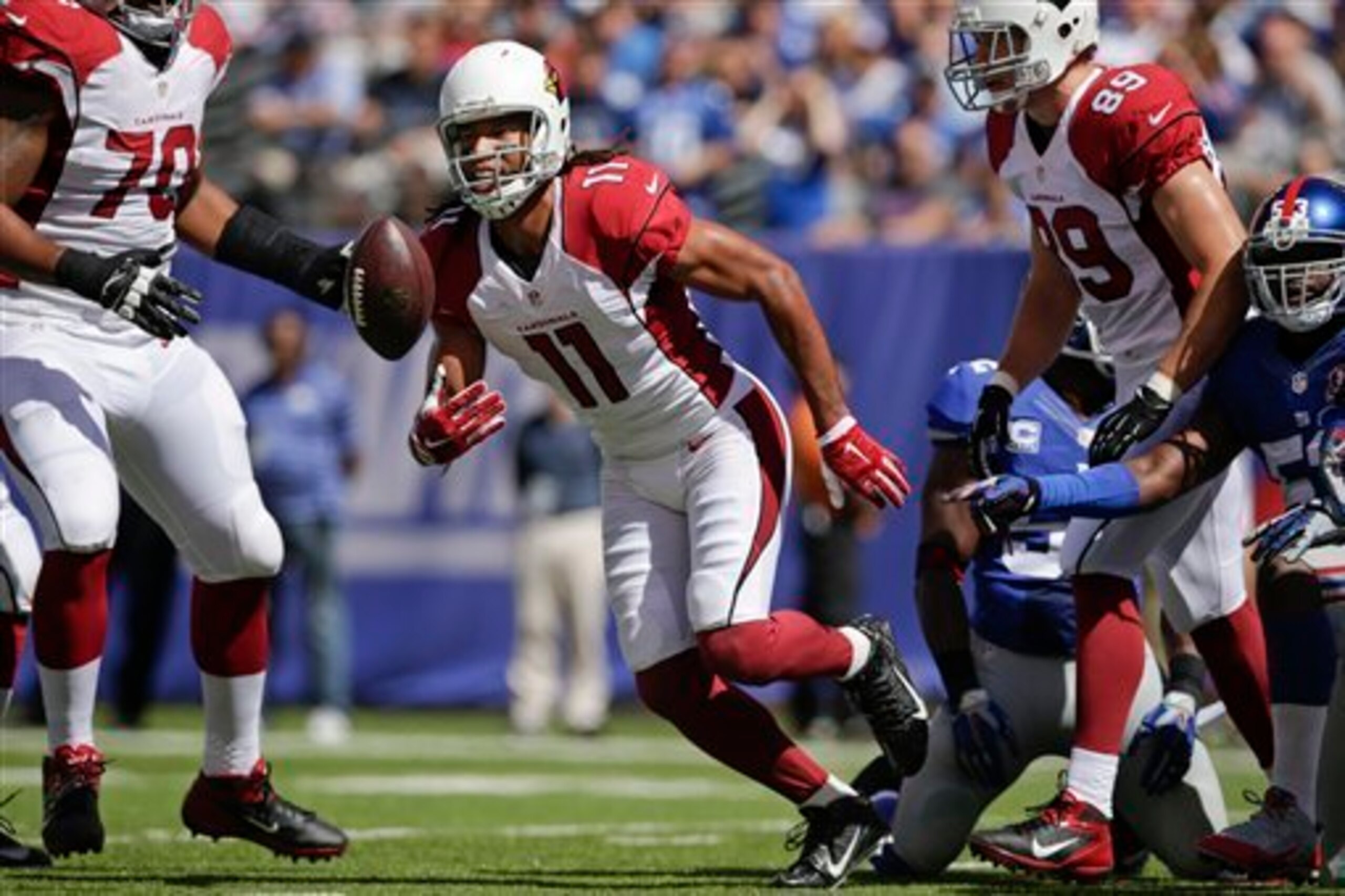 Larry Fitzgerald might be Jimmie Ward's next challenge.
