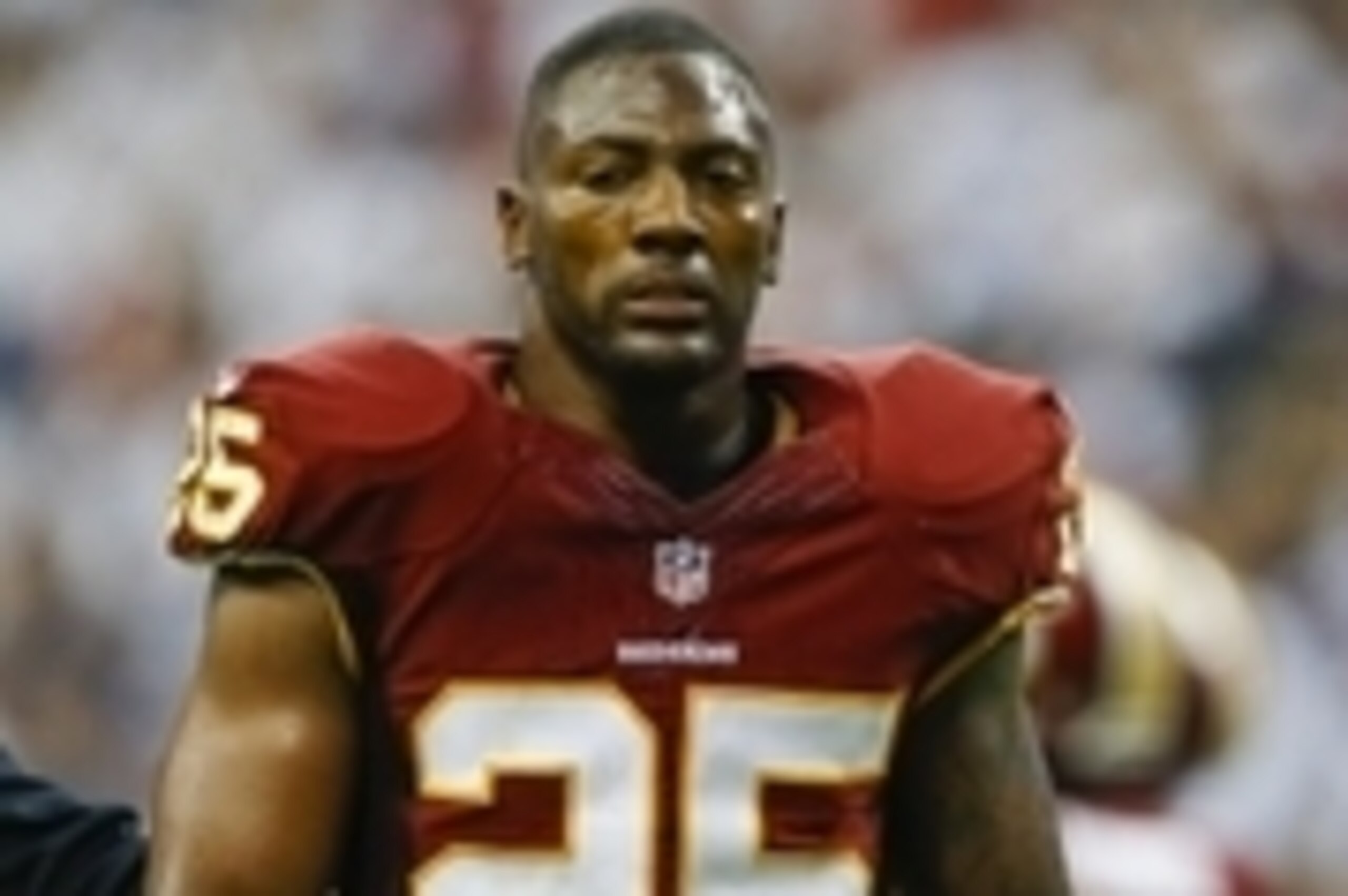 Sep 7, 2014; Houston, TX, USA; Washington Redskins free safety Ryan Clark (25) during the game against the Houston Texans at NRG Stadium. Mandatory Credit: Kevin Jairaj-USA TODAY Sports