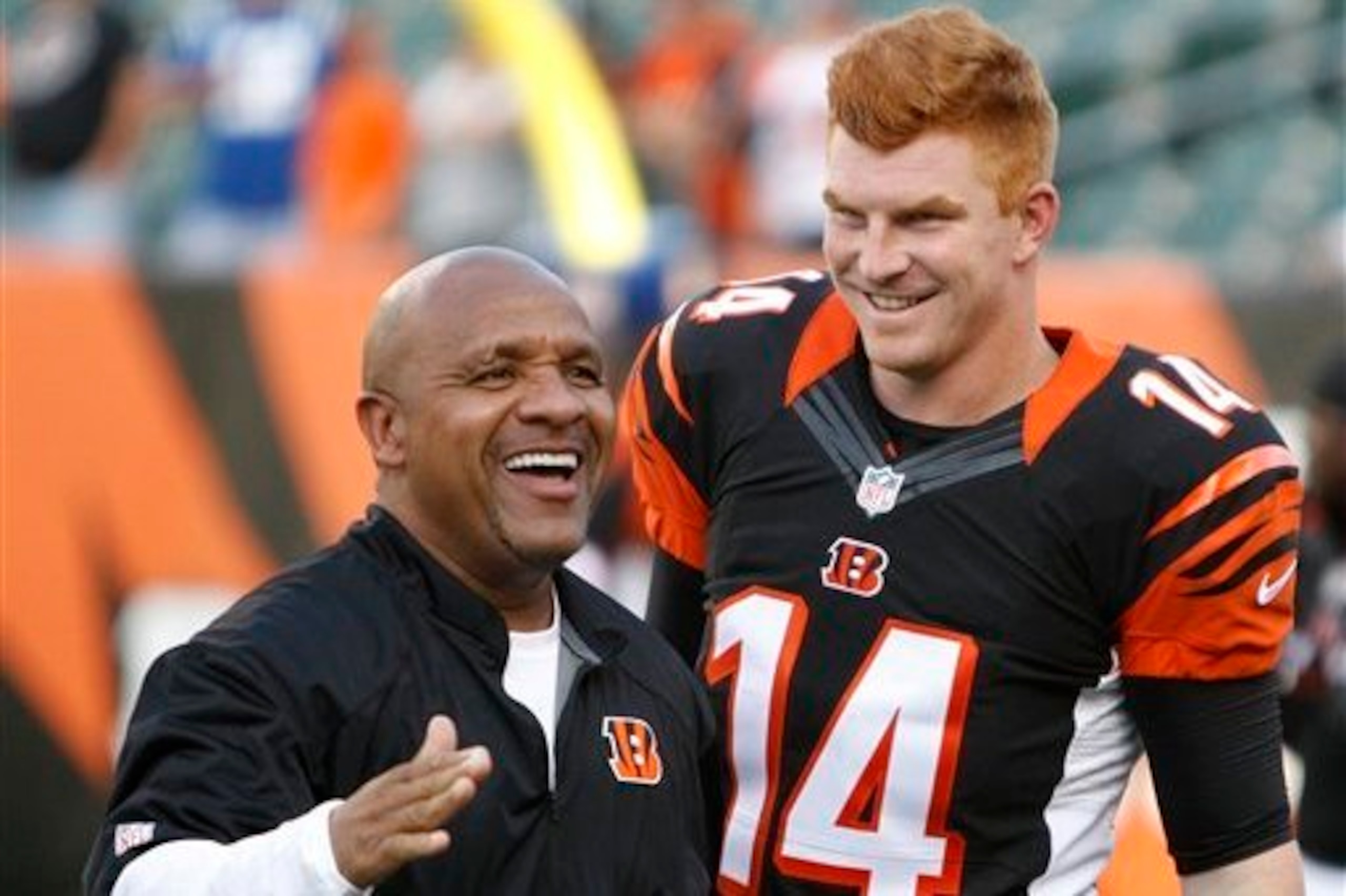 Hue Jackson's offense might be run-heavy, but it's certainly not predictable.