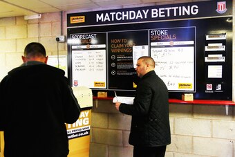 Gambling on football matches is completely legal in the UK