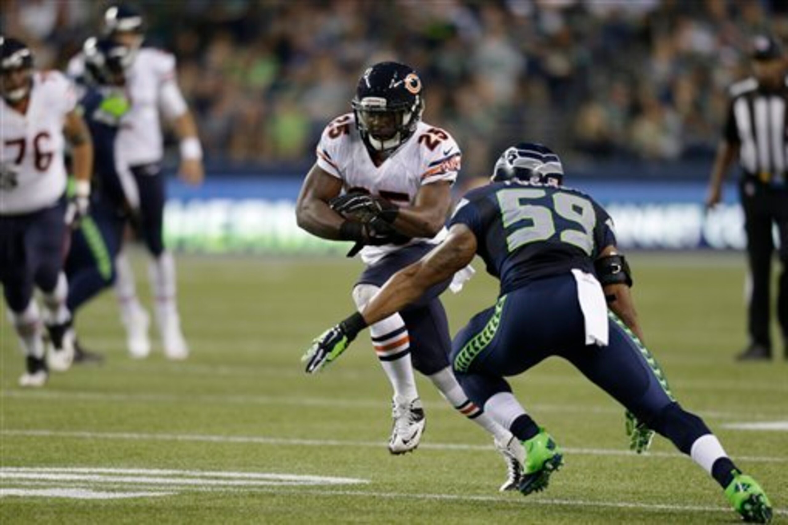The rookie out of Arizona State has received one carry this season