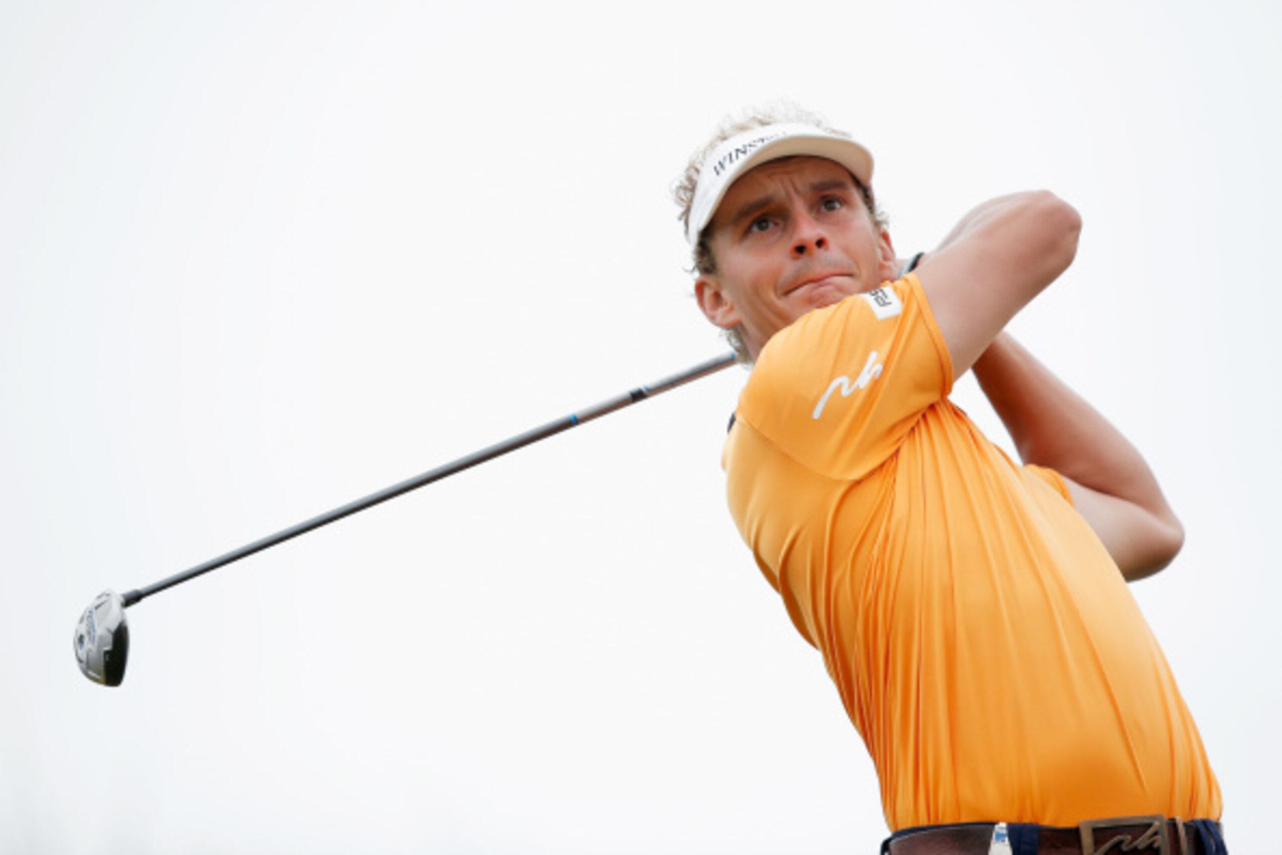 ZANDVOORT, NETHERLANDS - SEPTEMBER 14:  Joost Luiten of the Netherlands hits his tee shot on the 1st hole during the Final Round of the KLM Open held at De Kennemer Golf and Country Club on September 14, 2014 in Zandvoort, Netherlands.  (Photo by Dean Mou