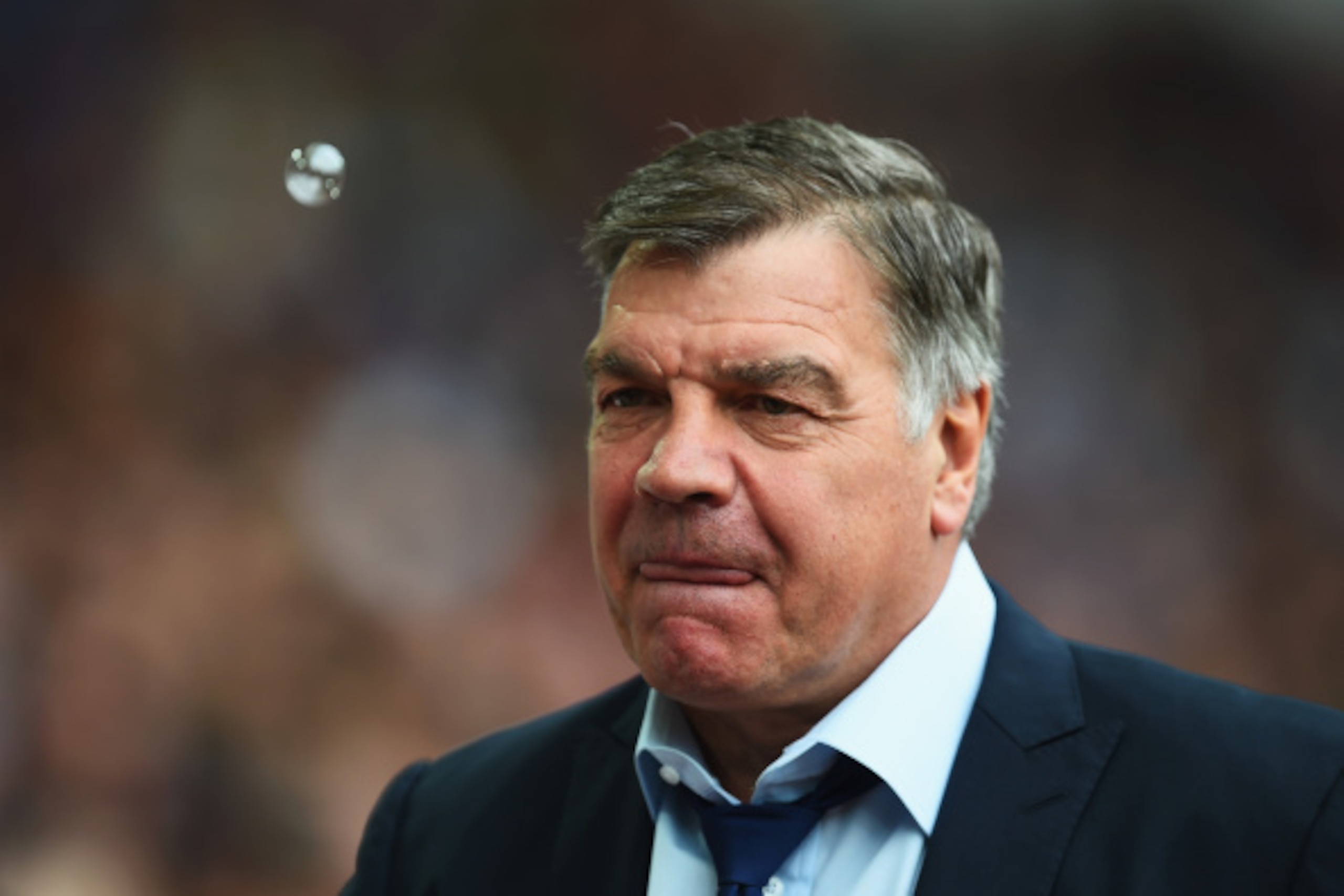 LONDON, ENGLAND - AUGUST 30:  Sam Allardyce, manager of West Ham United looks on during the Barclays Premier League match between West Ham United and Southampton at Boleyn Ground on August 30, 2014 in London, England.  (Photo by Jamie McDonald/Getty Image