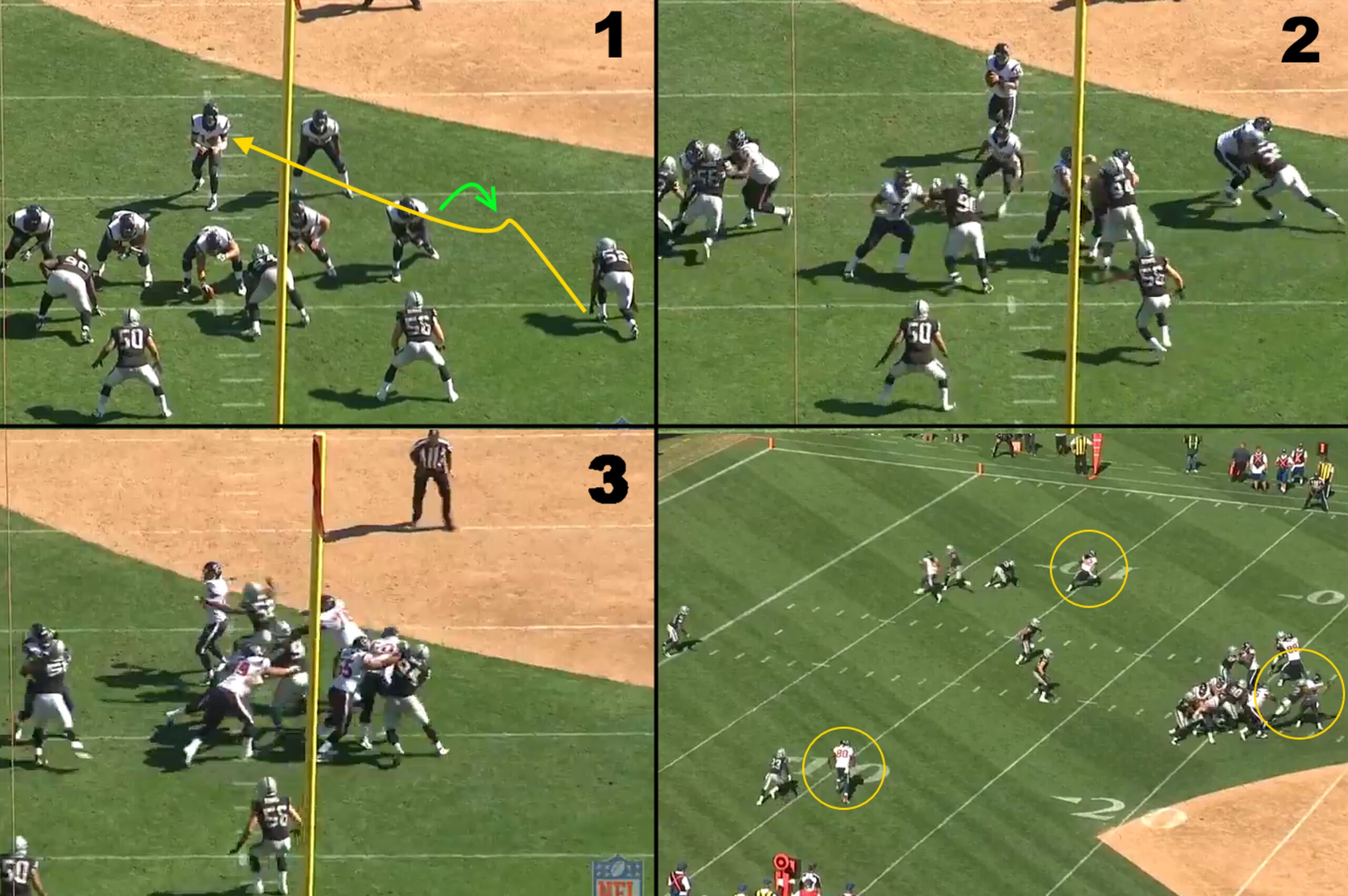 Khalil Mack vs. Duane Brown Inside Move Khalil Mack vs. Duane Brown Inside Move