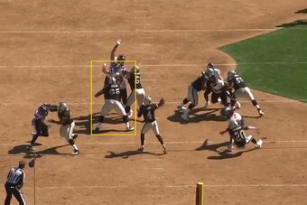 Gabe Jackson vs. J.J. Watt (Pass Block)