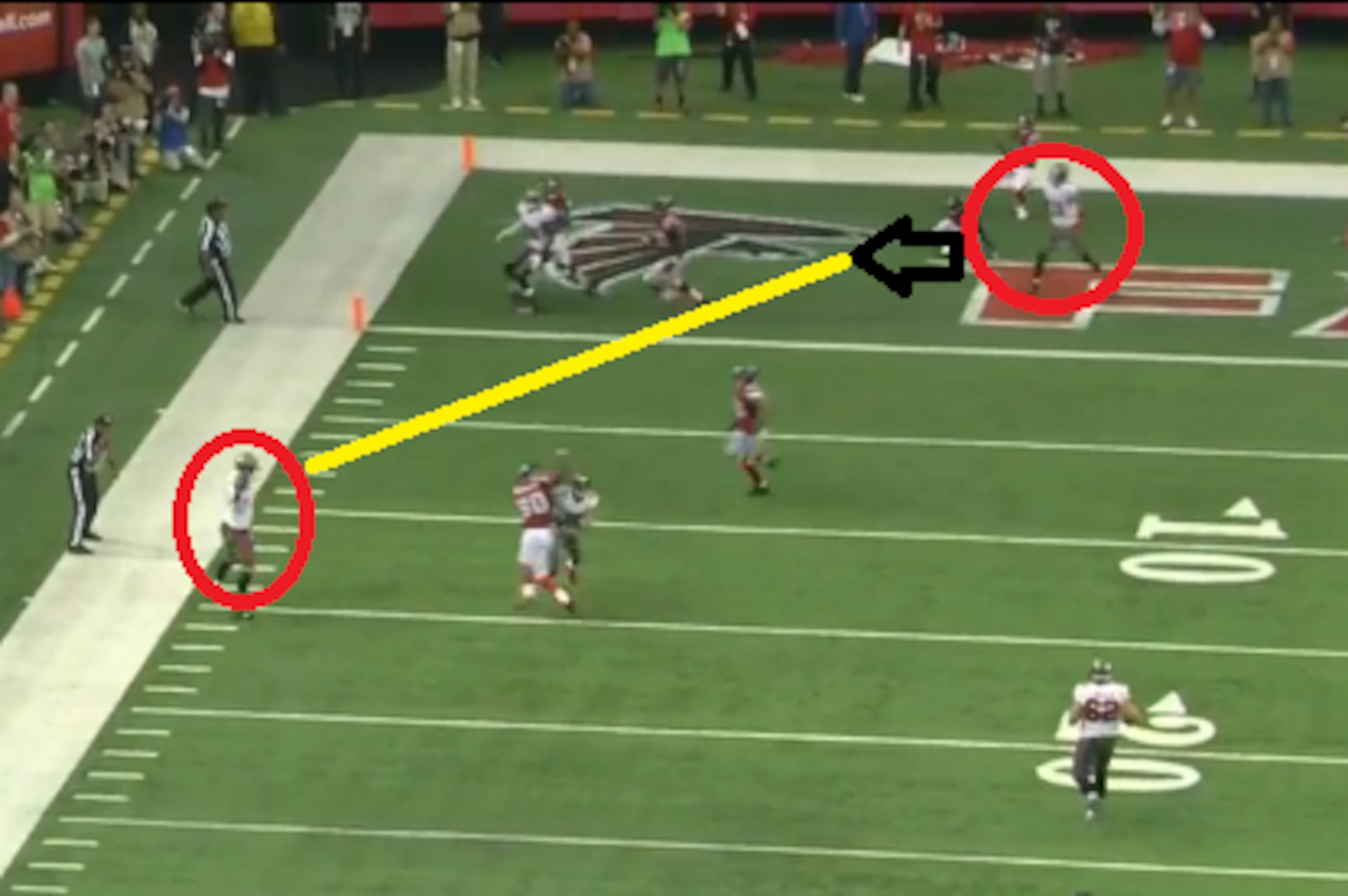 Glennon touchdown negated by penalty