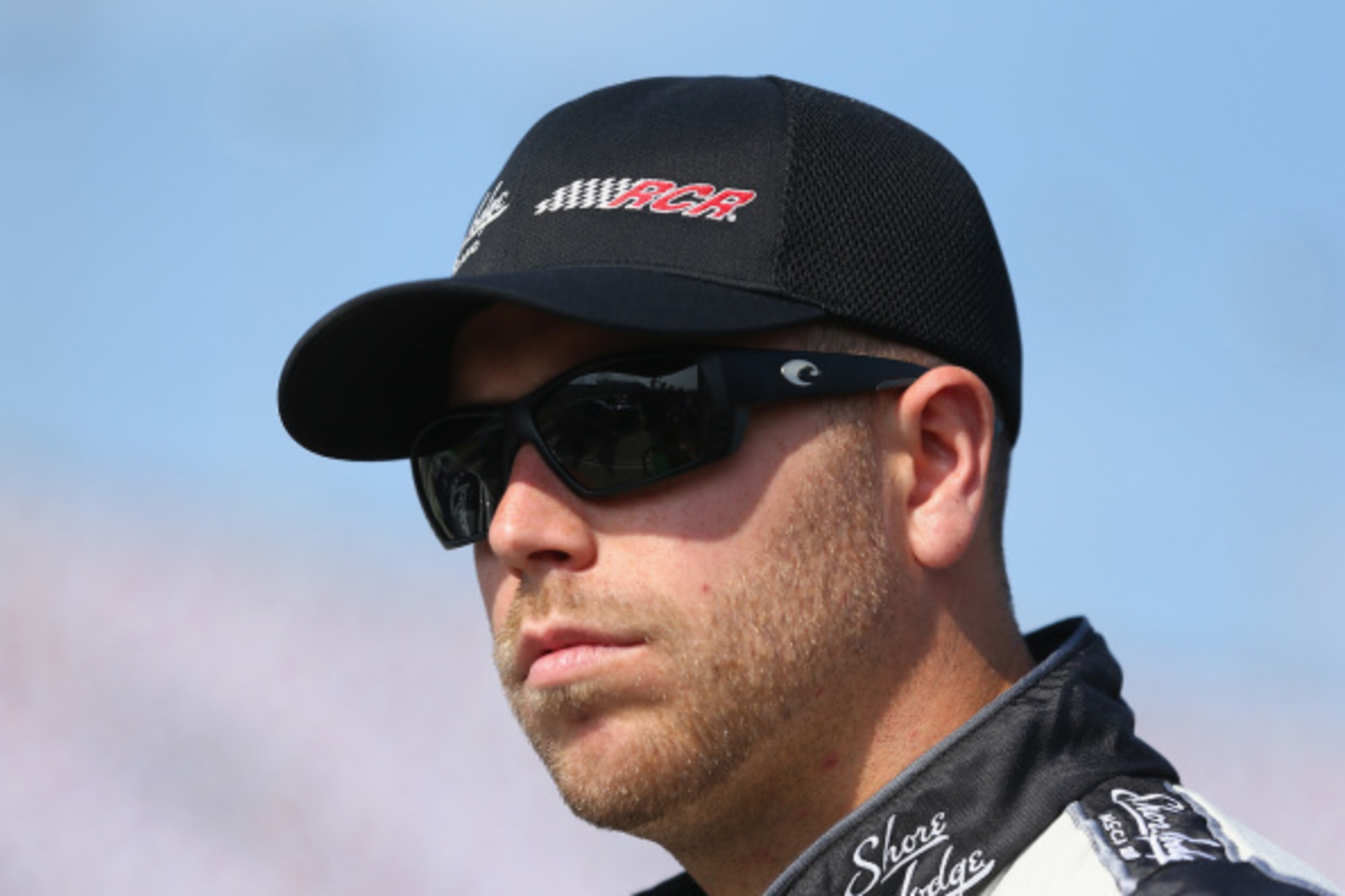 SPARTA, KY - SEPTEMBER 20: Brian Scott, driver of the #2 Shore Lodge Chevrolet, prepares for qualifying for the NASCAR Nationwide Series VisitMyrtleBeach.com 300 at Kentucky Speedway on September 20, 2014 in Sparta, Kentucky. (Photo by Andy Lyons/Getty SPARTA, KY - SEPTEMBER 20: Brian Scott, driver of the #2 Shore Lodge Chevrolet, prepares for qualifying for the NASCAR Nationwide Series VisitMyrtleBeach.com 300 at Kentucky Speedway on September 20, 2014 in Sparta, Kentucky. (Photo by Andy Lyons/Getty