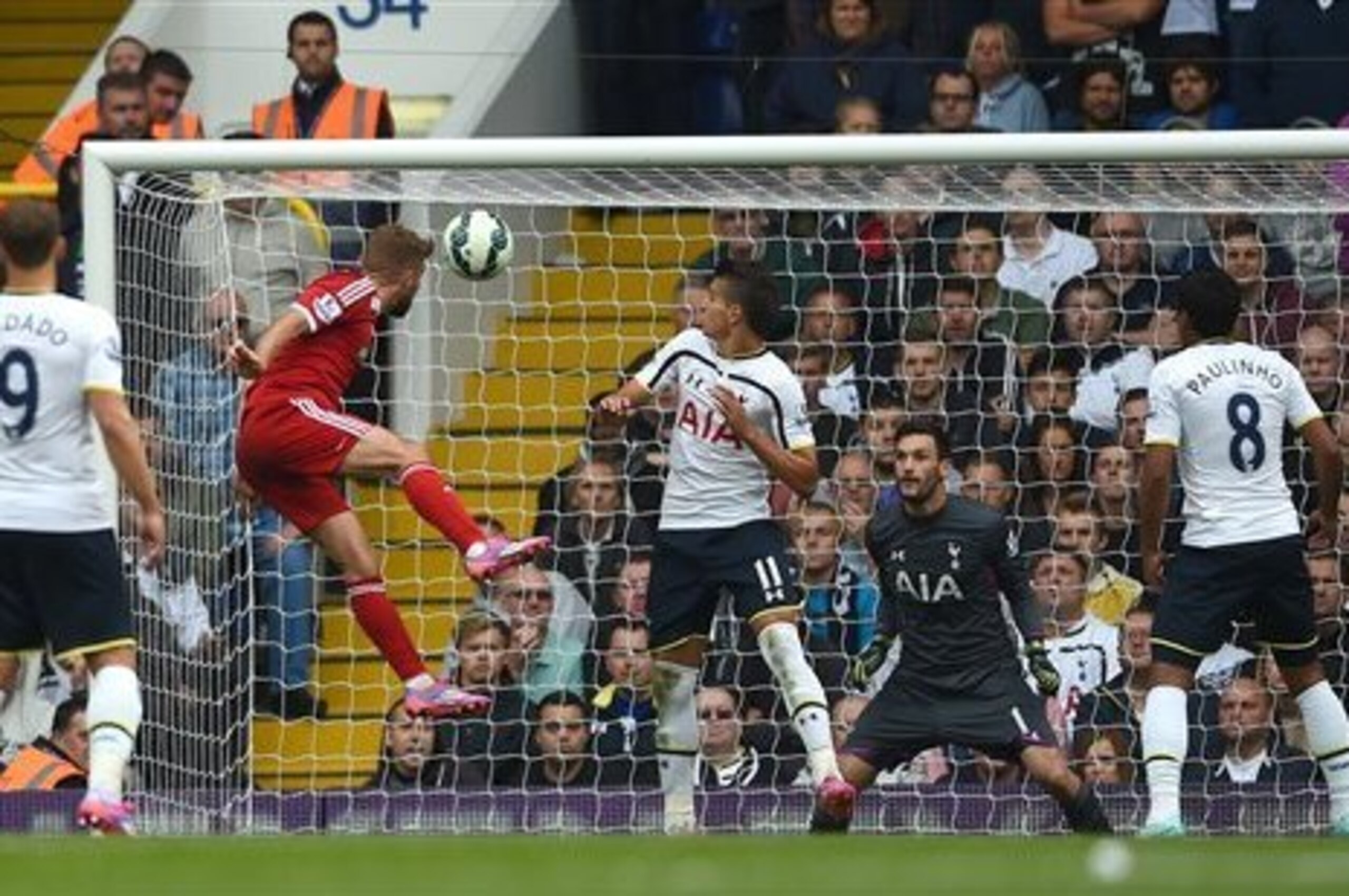 James Morrison heads in what proved to be West Brom's winner at White Hart Lane. James Morrison heads in what proved to be West Brom's winner at White Hart Lane.