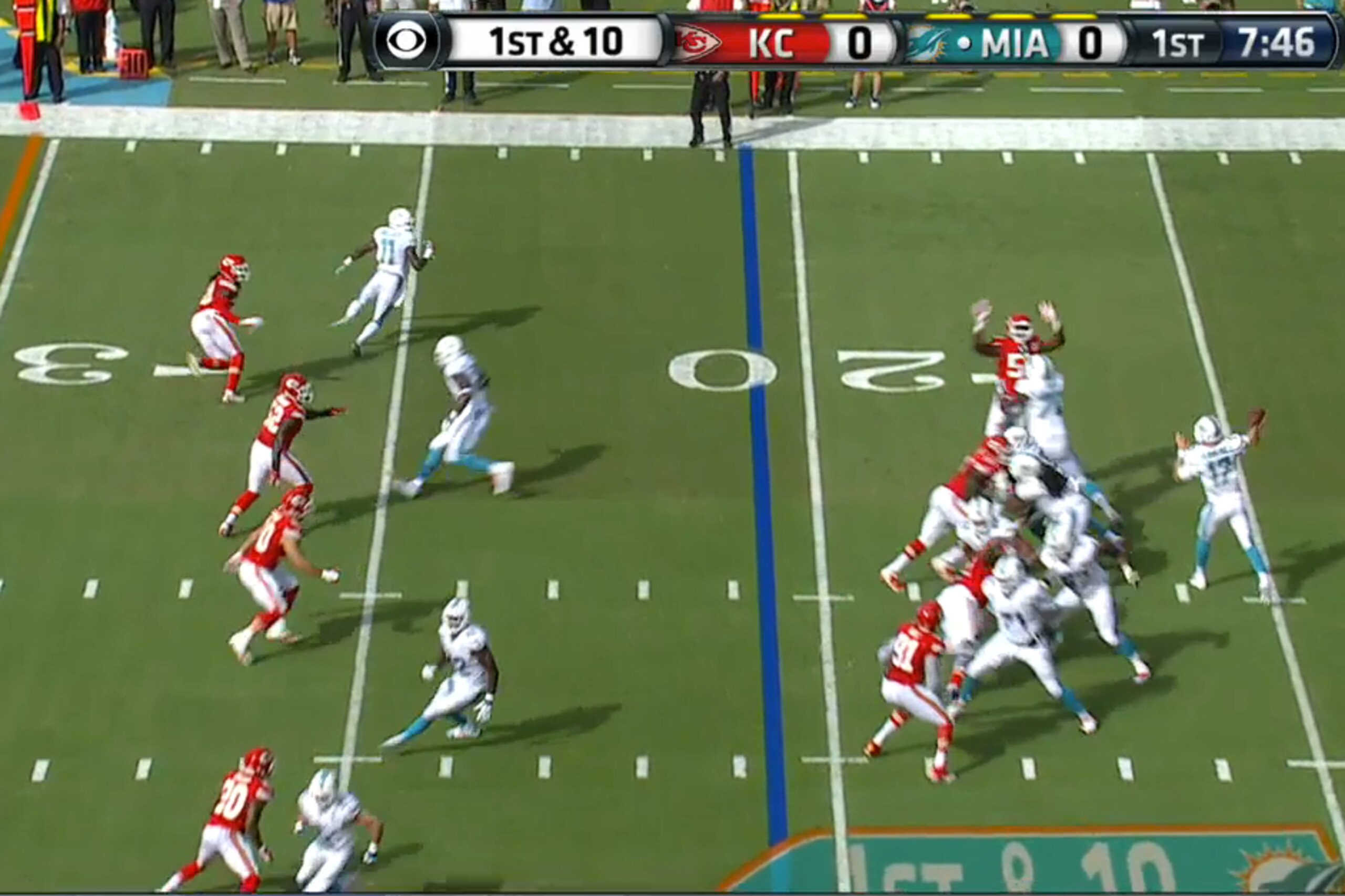 Too many route combinations featured short options, allowing defenses to sit on routes.