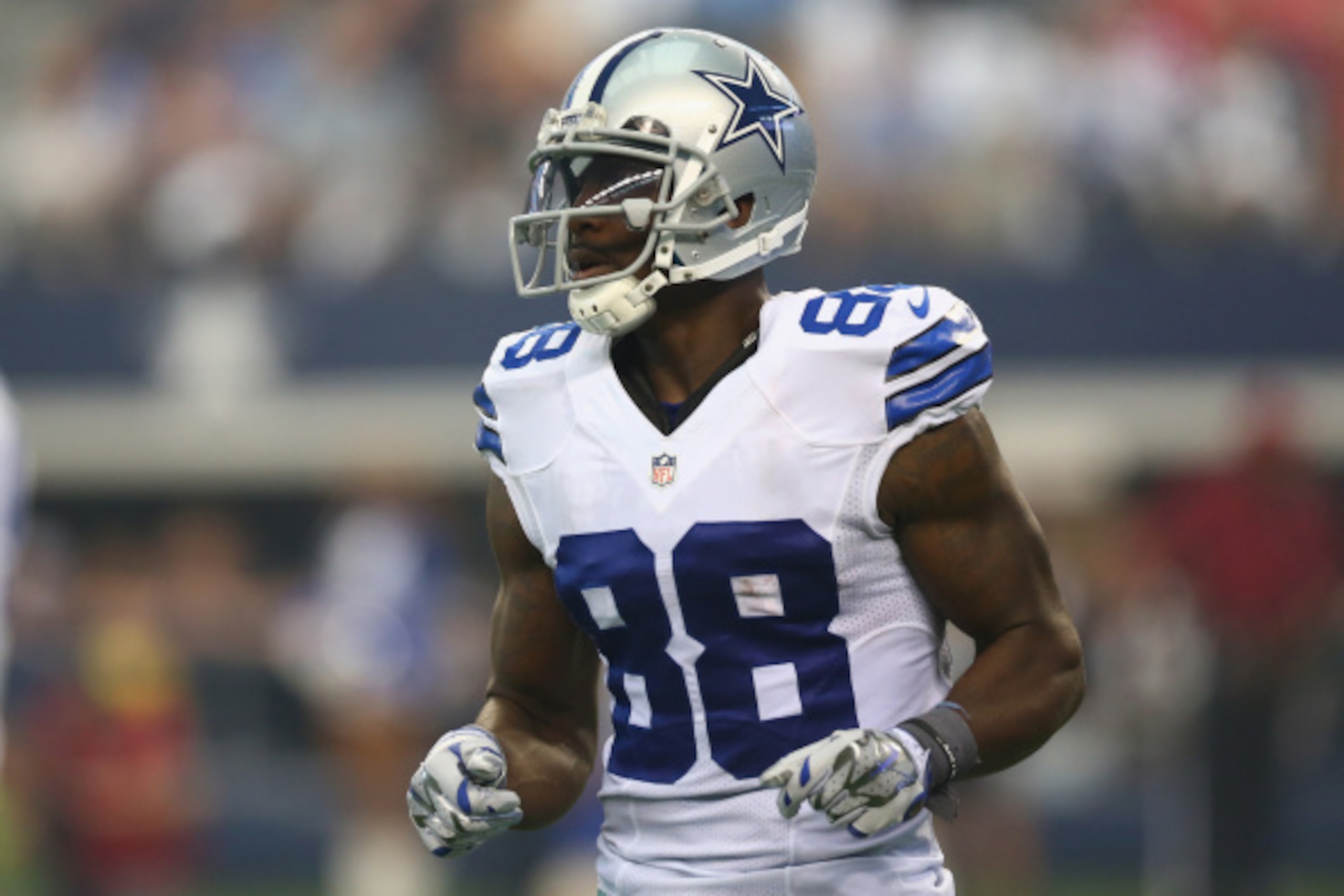 ARLINGTON, TX - SEPTEMBER 07:  Dez Bryant #88 of the Dallas Cowboys at AT&T Stadium on September 7, 2014 in Arlington, Texas.  (Photo by Ronald Martinez/Getty Images)