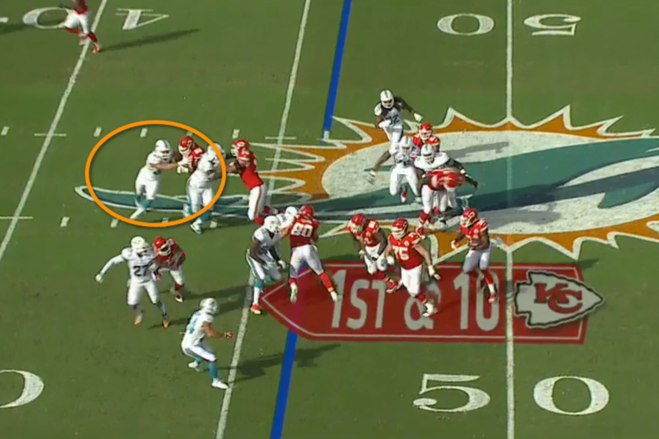 Trusnik has been inconsistent shedding blocks this season.