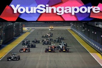 One of the few sections of the circuit which isn't an organic public road.