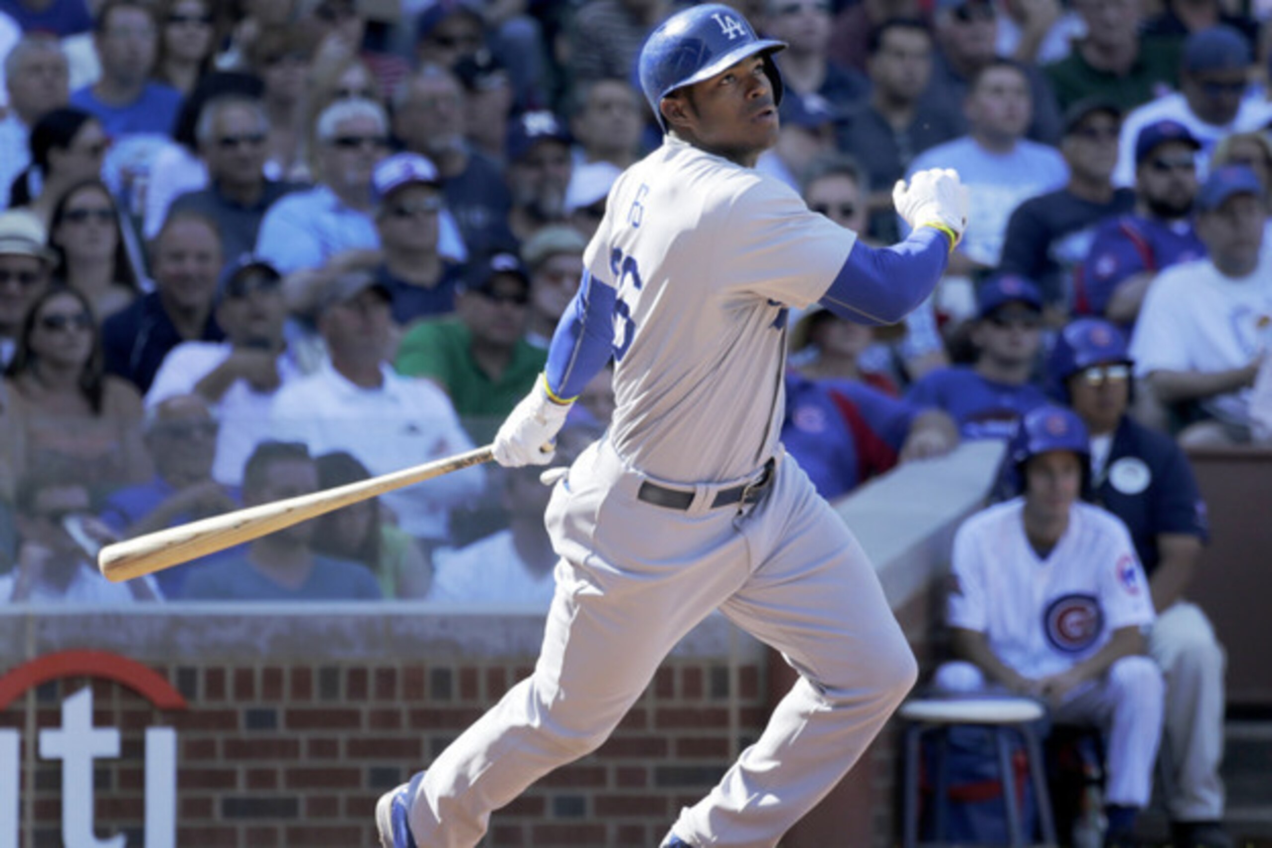 Puig is the spark plug in the Dodgers lineup.