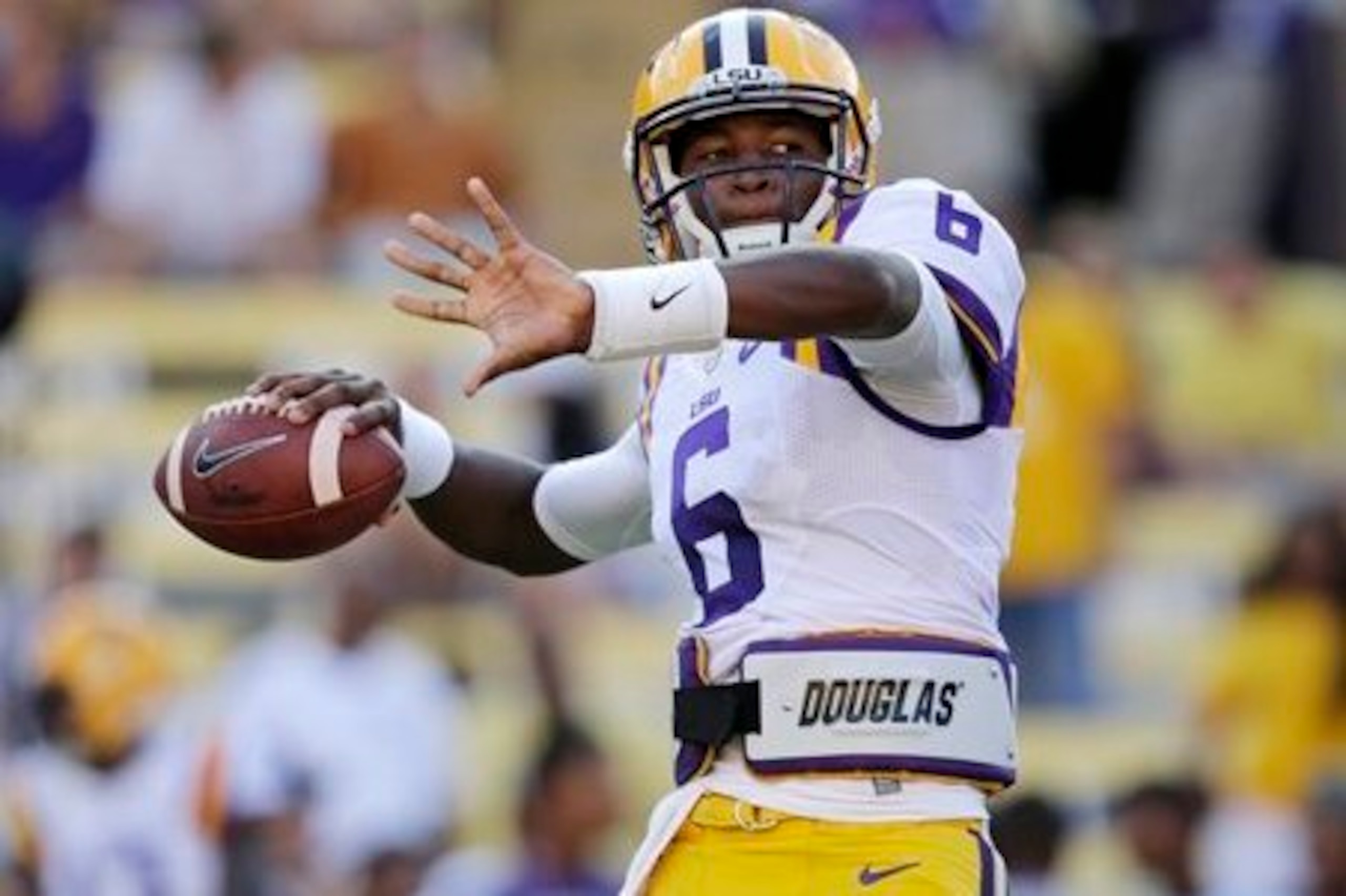 LSU QB Brandon Harris