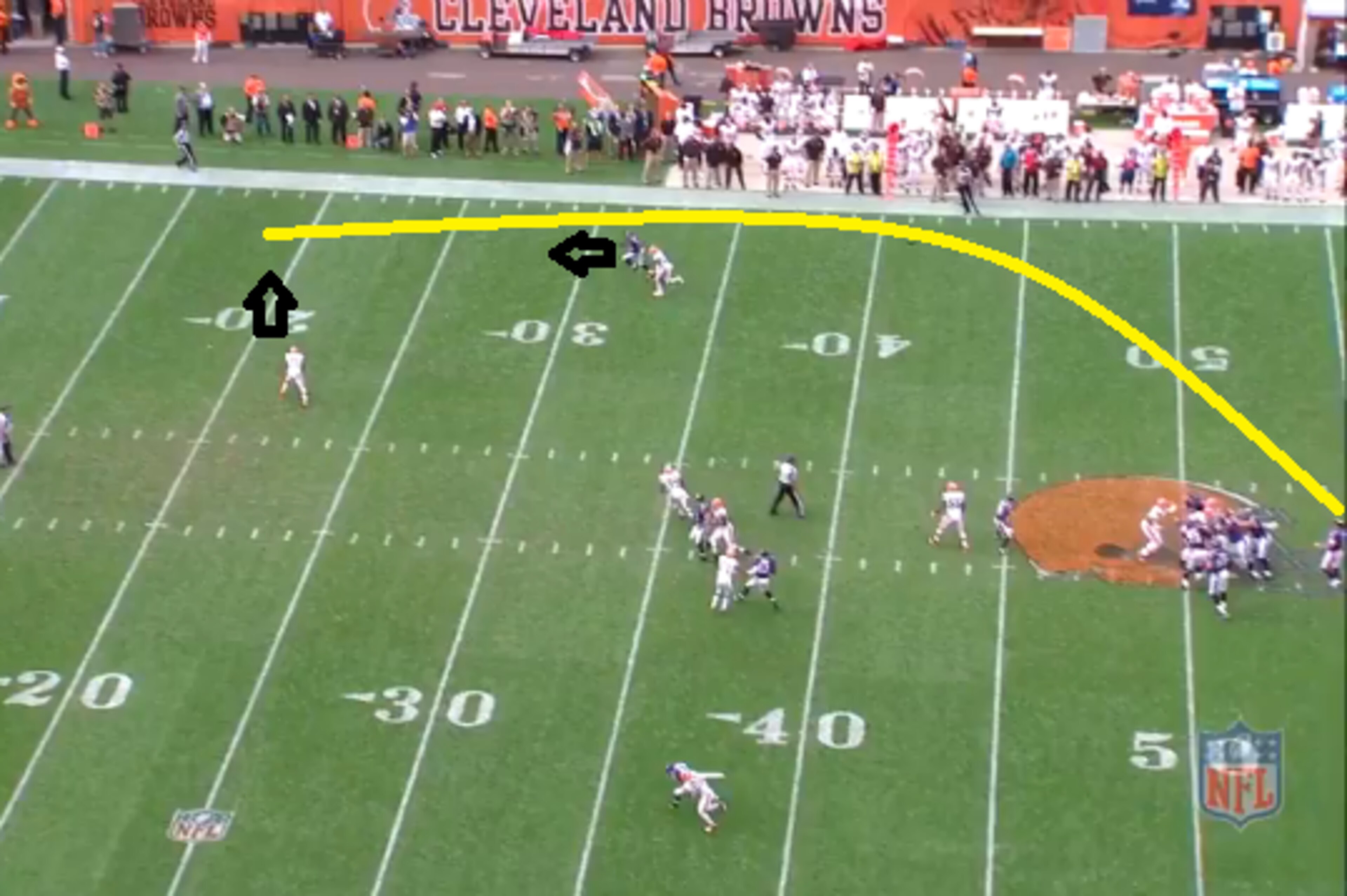 Smith's fourth-quarter catch against Browns
