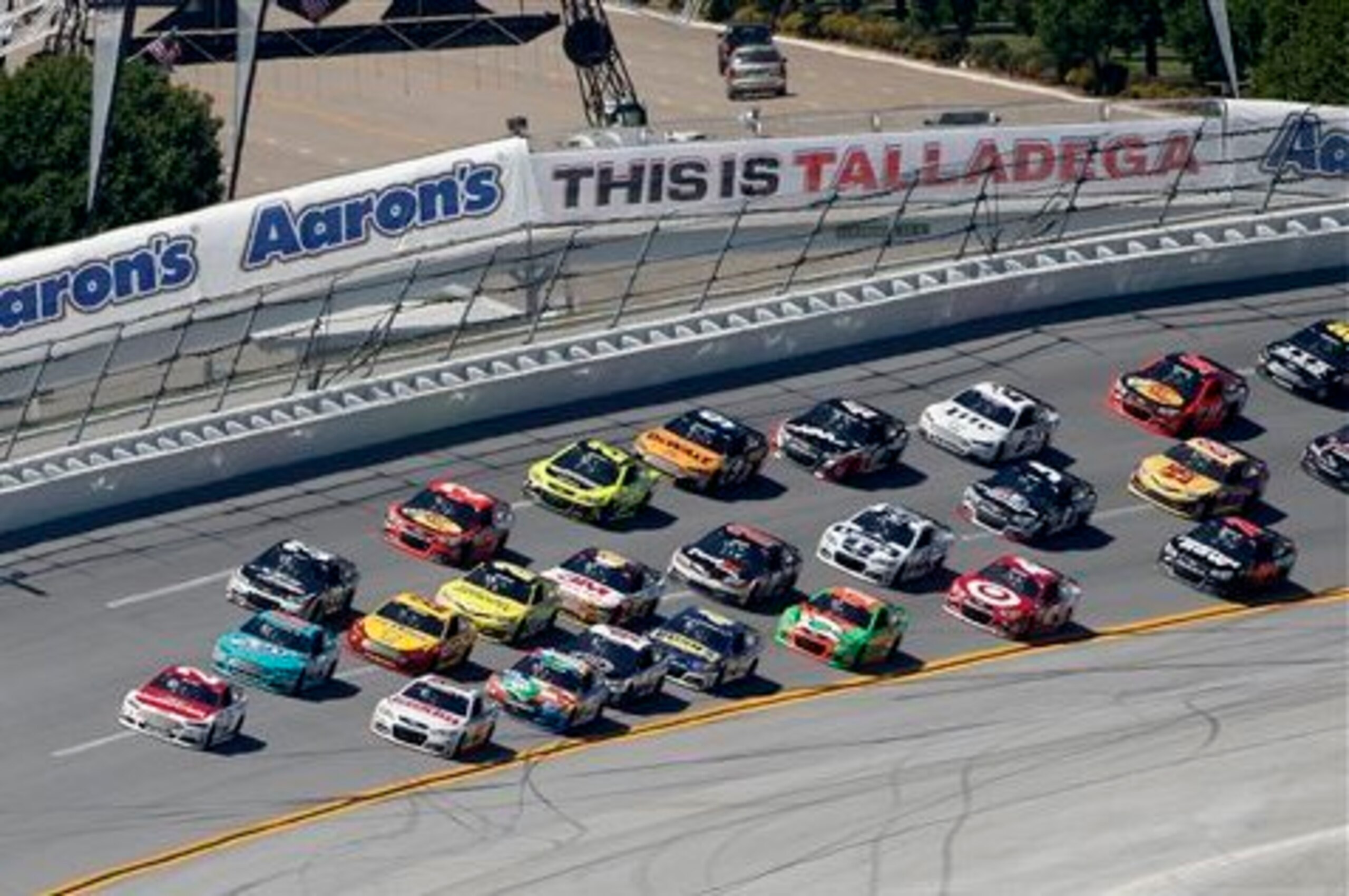 Restrictor plate racing at Talladega. Is this the best racing?