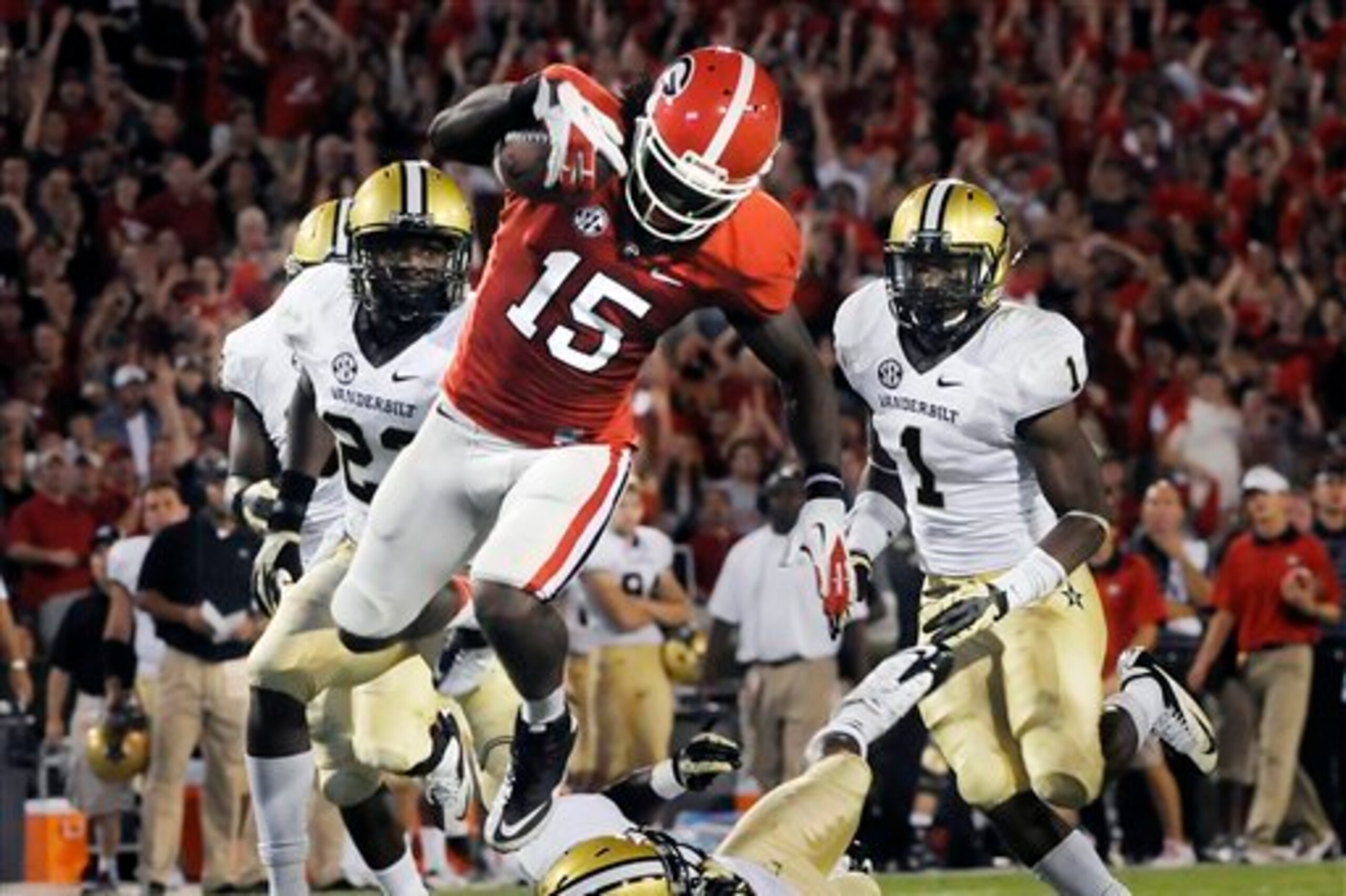 Marlon Brown, a Tennessee native, starred at Georgia before going on to the NFL.