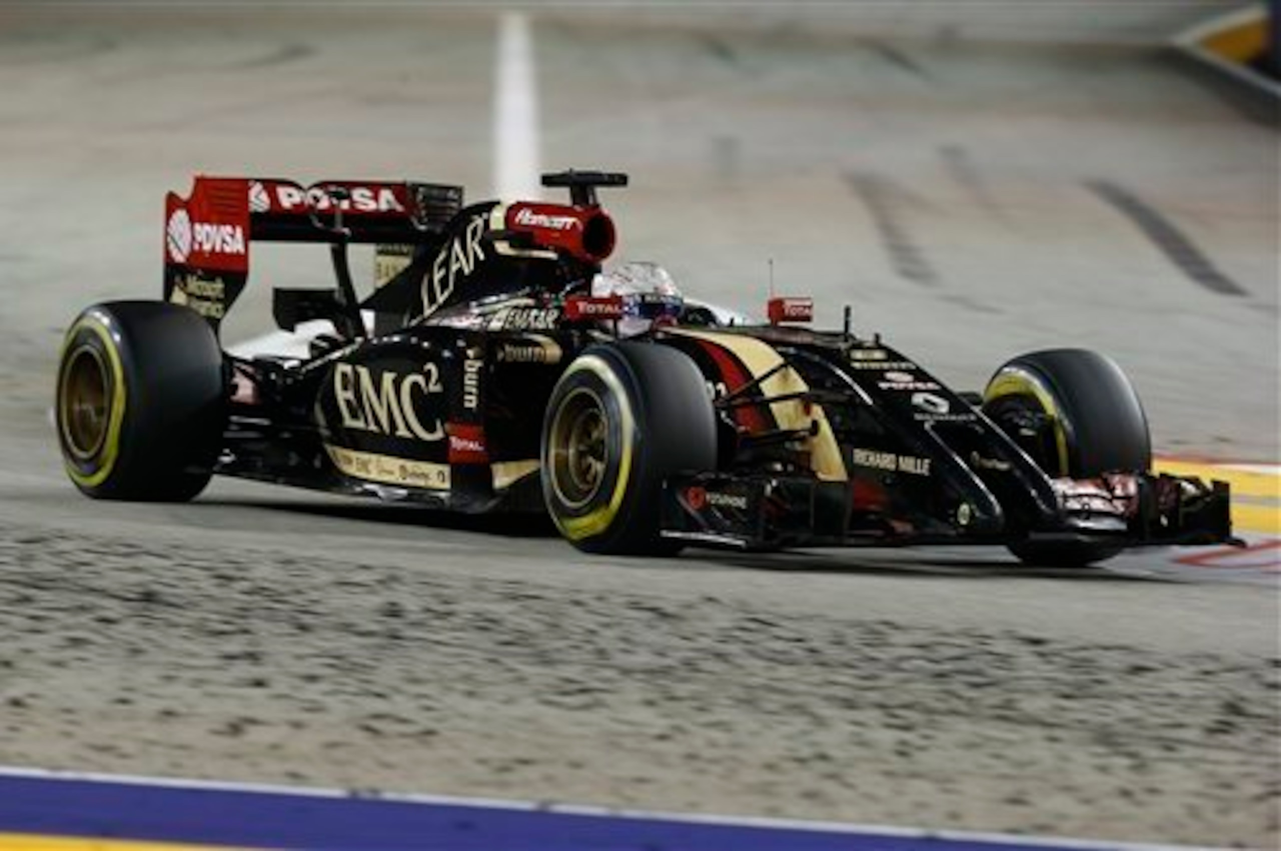 Grosjean had another disappointing finish—13th—at the Singapore Grand Prix.