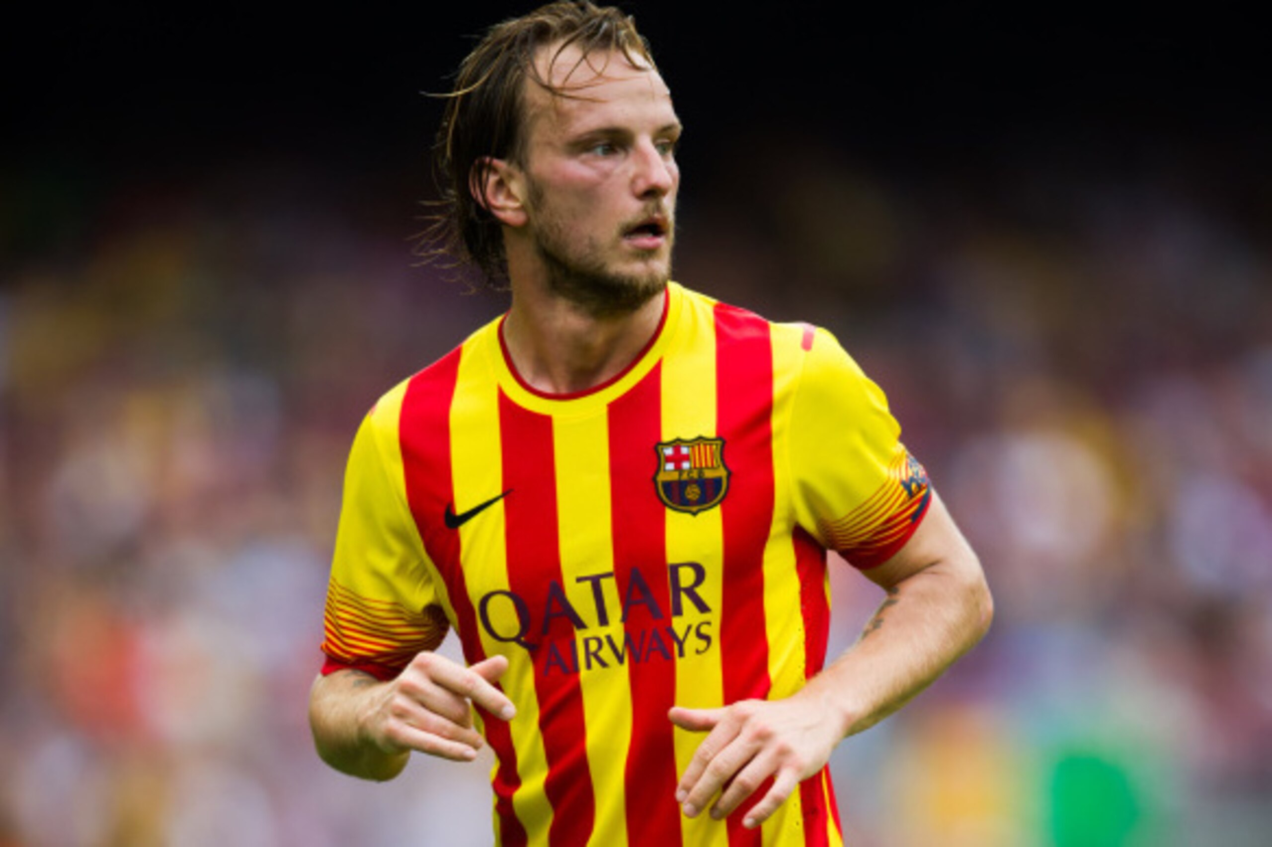 BARCELONA, SPAIN - SEPTEMBER 13: Ivan Rakitic of FC Barcelona looks on during the La Liga match between FC Barcelona and Athletic Club at Camp Nou on September 13, 2014 in Barcelona, Spain. (Photo by Alex Caparros/Getty Images) BARCELONA, SPAIN - SEPTEMBER 13: Ivan Rakitic of FC Barcelona looks on during the La Liga match between FC Barcelona and Athletic Club at Camp Nou on September 13, 2014 in Barcelona, Spain. (Photo by Alex Caparros/Getty Images)