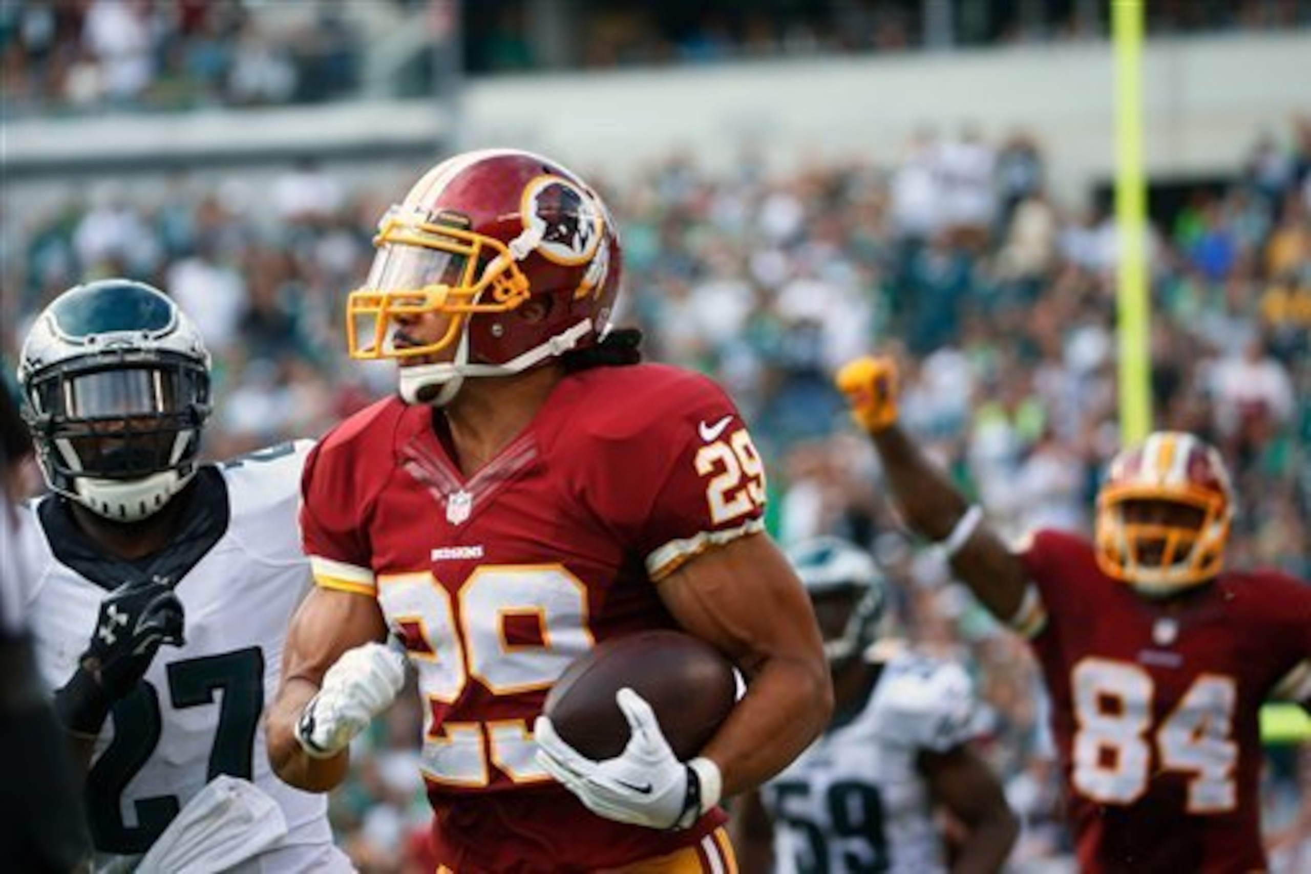 Washington's zone-based ground scheme has produced big games for multiple runners.
